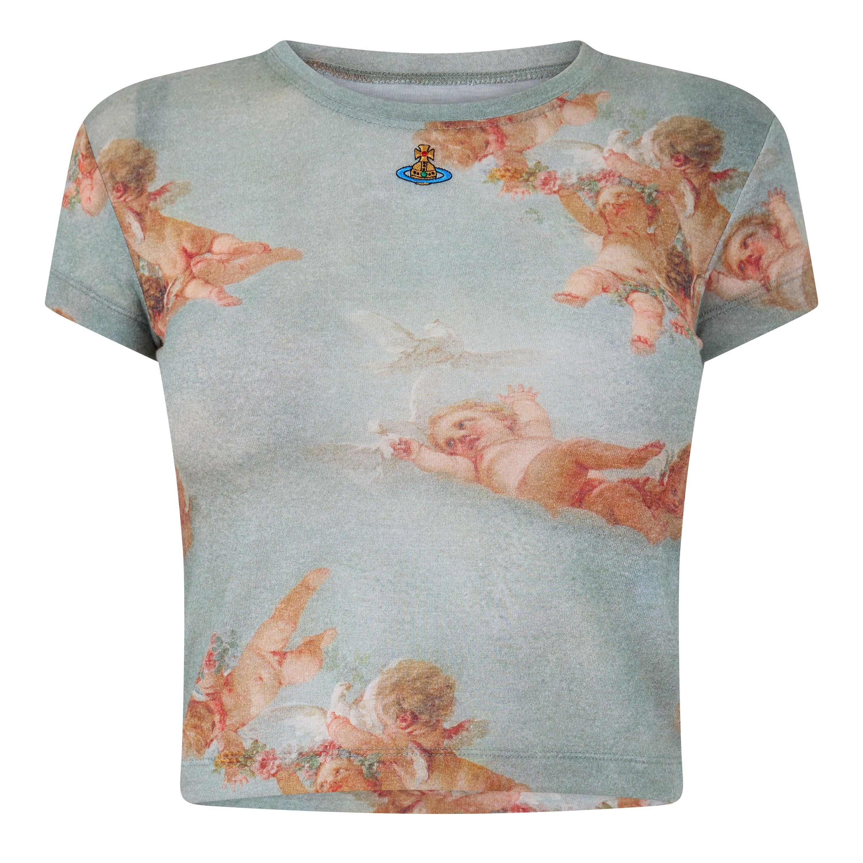 Vivienne Westwood Viv Primavera Tee Ld63 - Cherubs - Size 8 (XS)