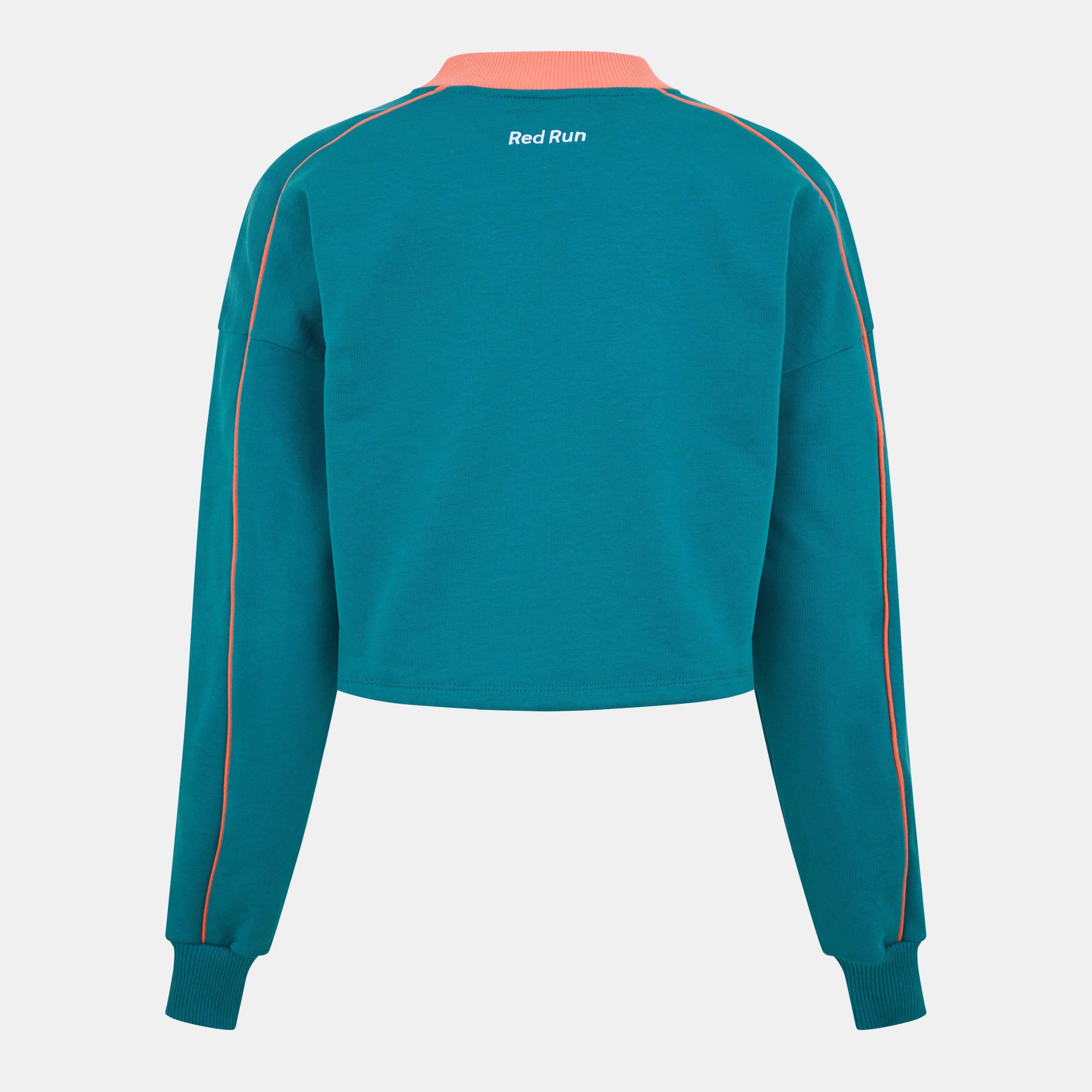 Earth Green - Red Run - Red Run Cropped Sweater - 2