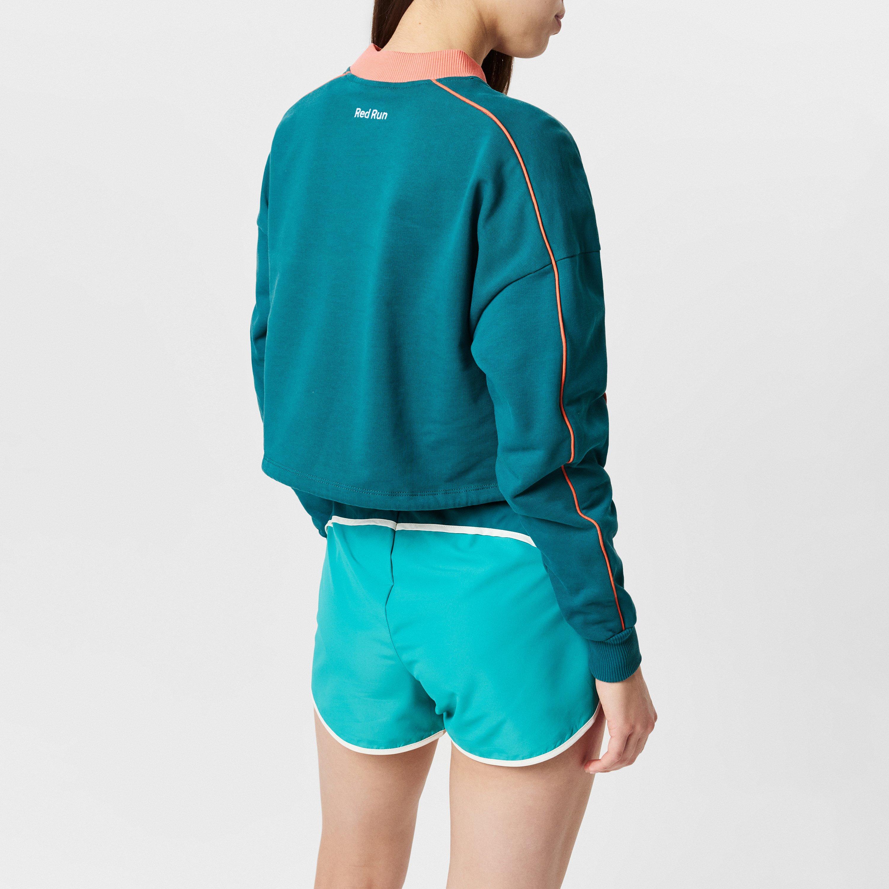 Earth Green - Red Run - Red Run Cropped Sweater - 4