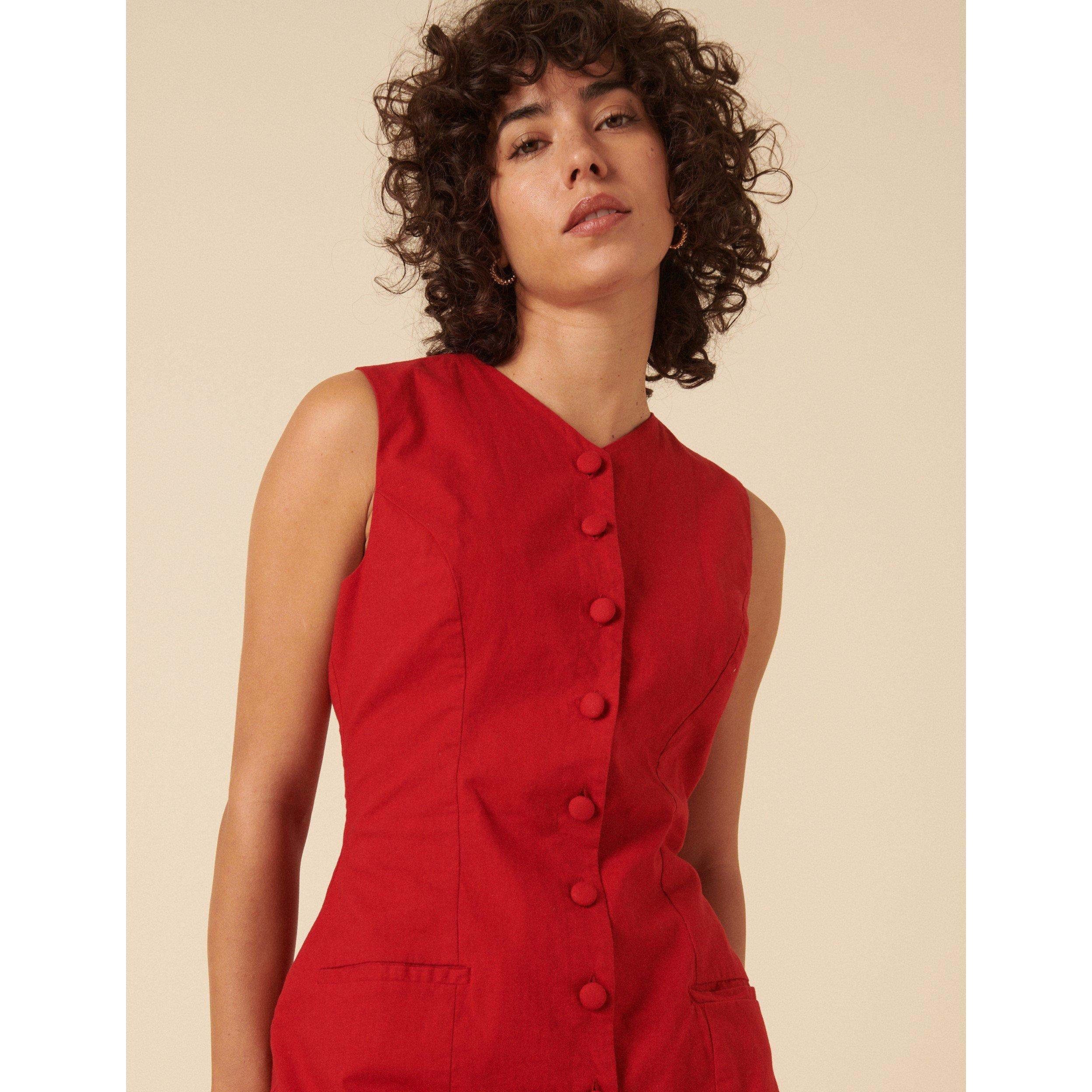 Red - Nobodys Child - Women's Yana A-Line Dress - 3