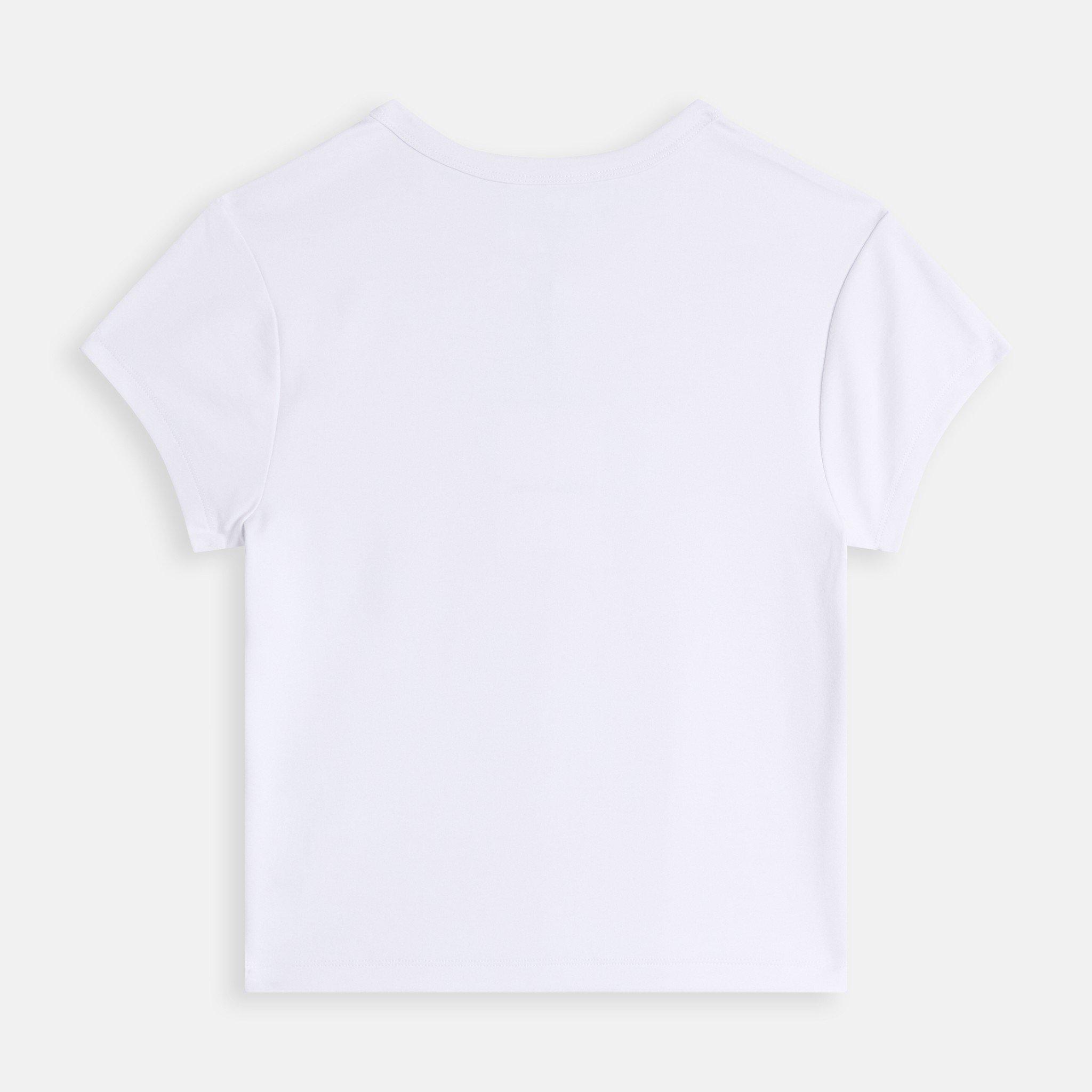 White - Juicy Couture - Women's Gothic Modal Slim-Fit Baby T-Shirt - 5