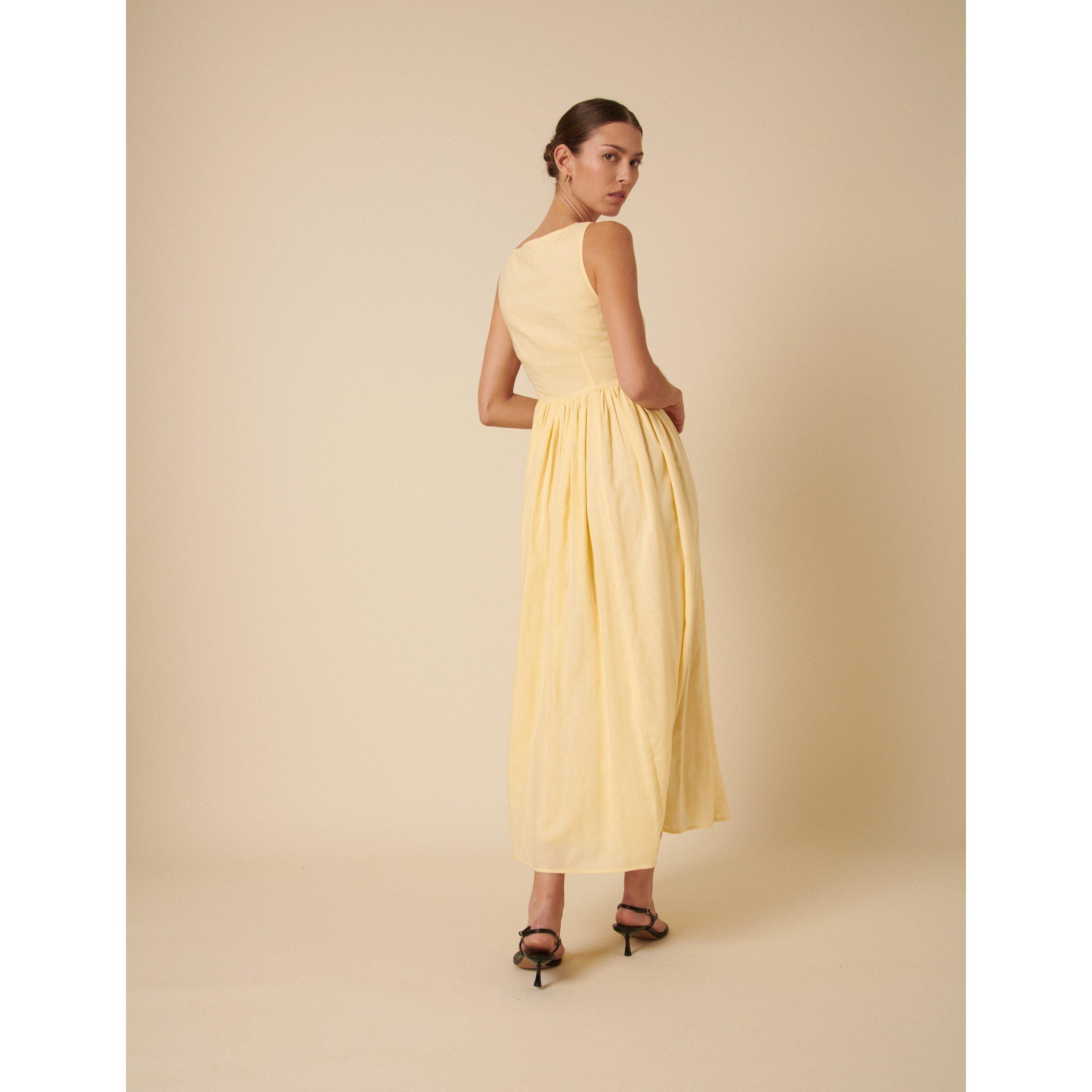 Yellow - Nobodys Child - Women's Cora Corset Dress - 4