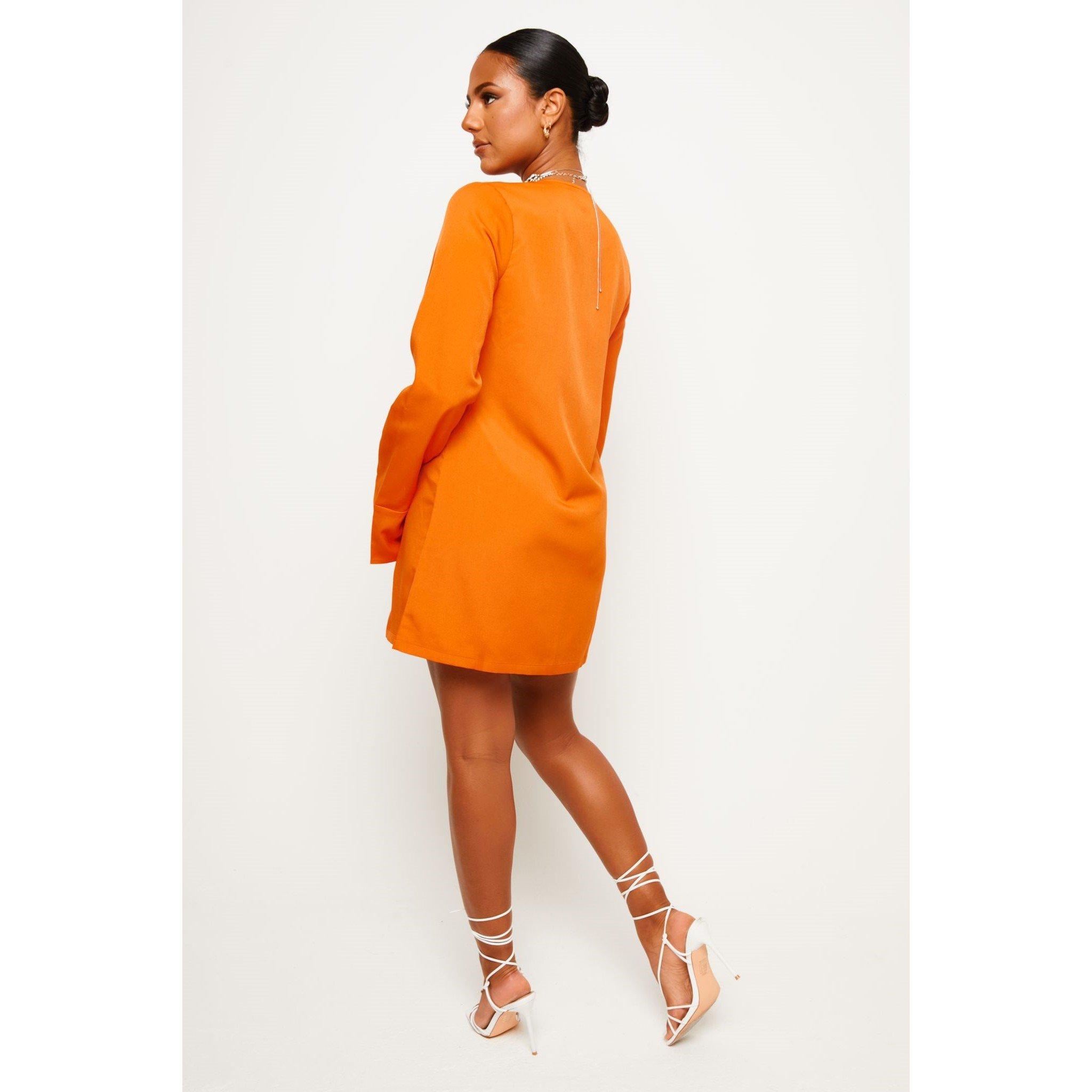 Orange - Honeyz - Blazer Dress - 4