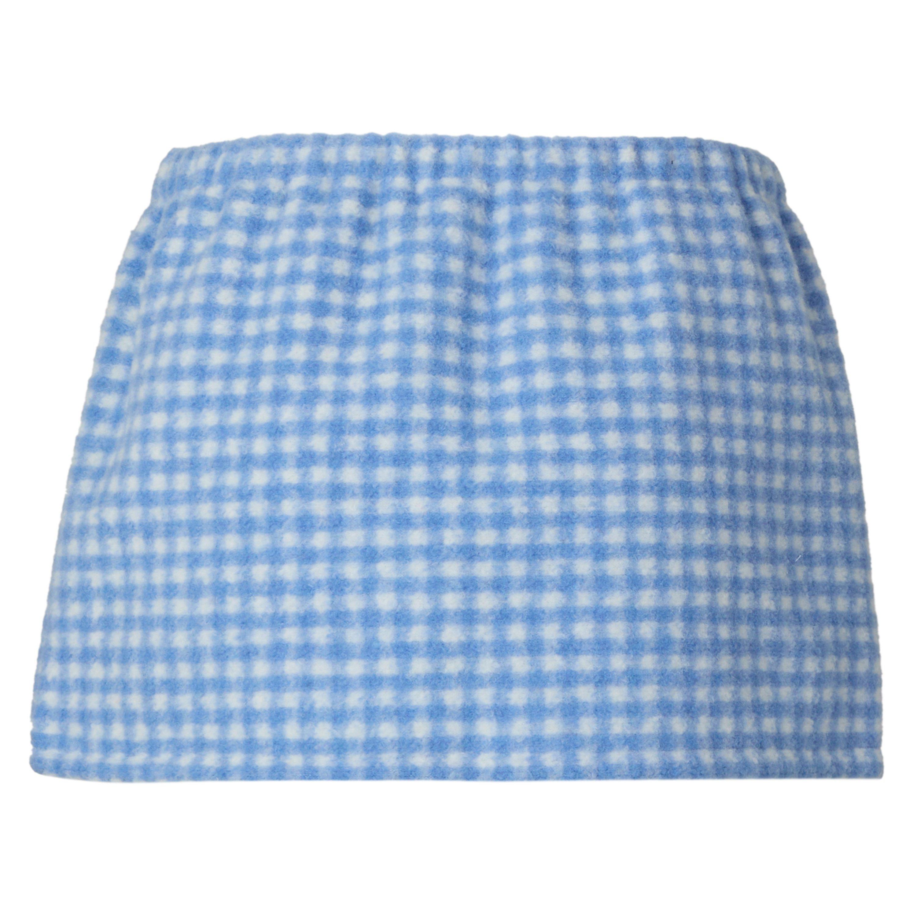 Bianco Celo - Miu Miu - Miu Gingham Min Skir Ld64 - 2