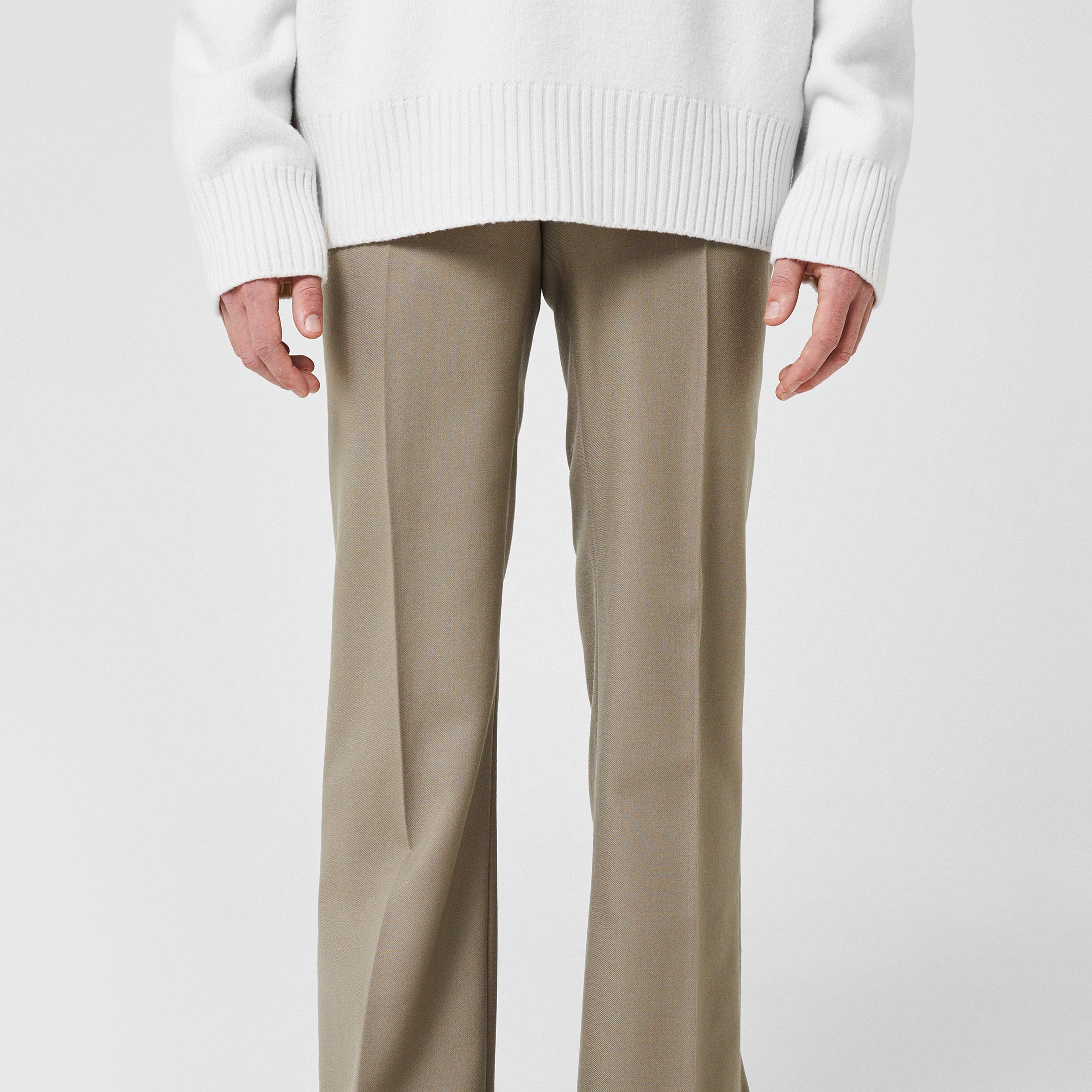 Taupe 281 - Ami Paris - High Waist Large Trousers - 3