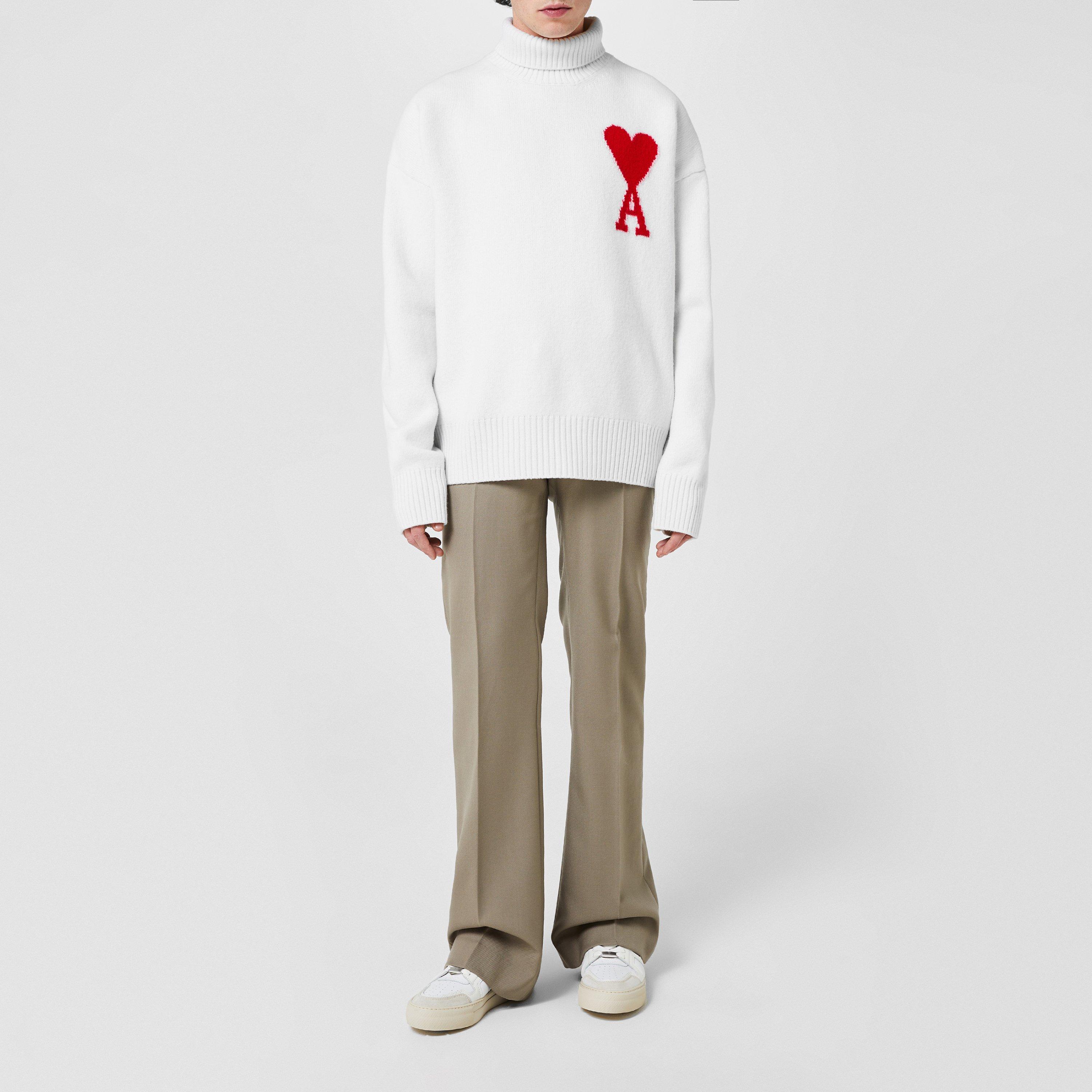 Taupe 281 - Ami Paris - High Waist Large Trousers - 4