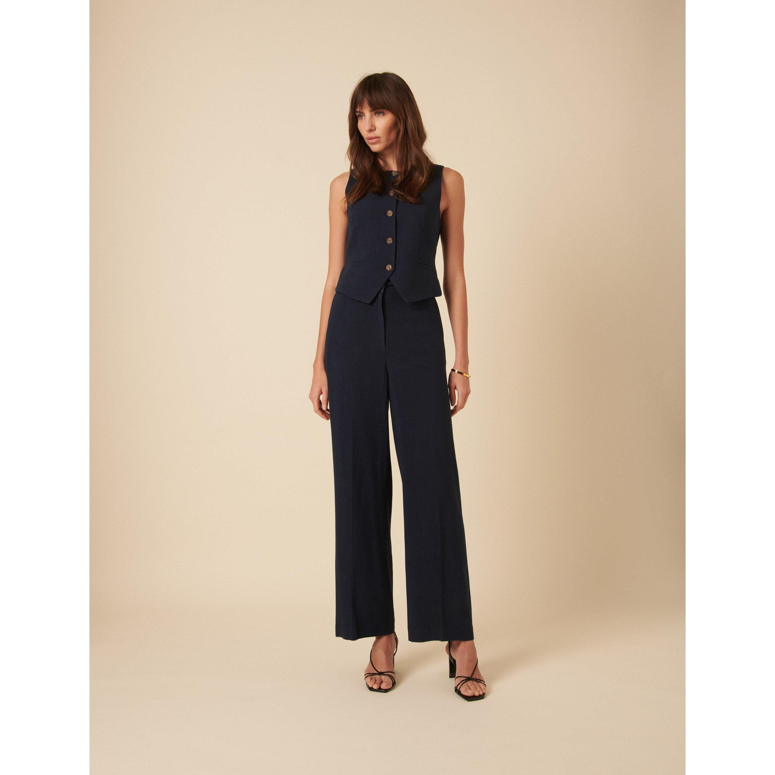 Blue - Nobodys Child - Crew Neck Waistcoat - 2