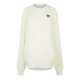 Comme des Garcons Girl Embroidered Bow Sweatshirt