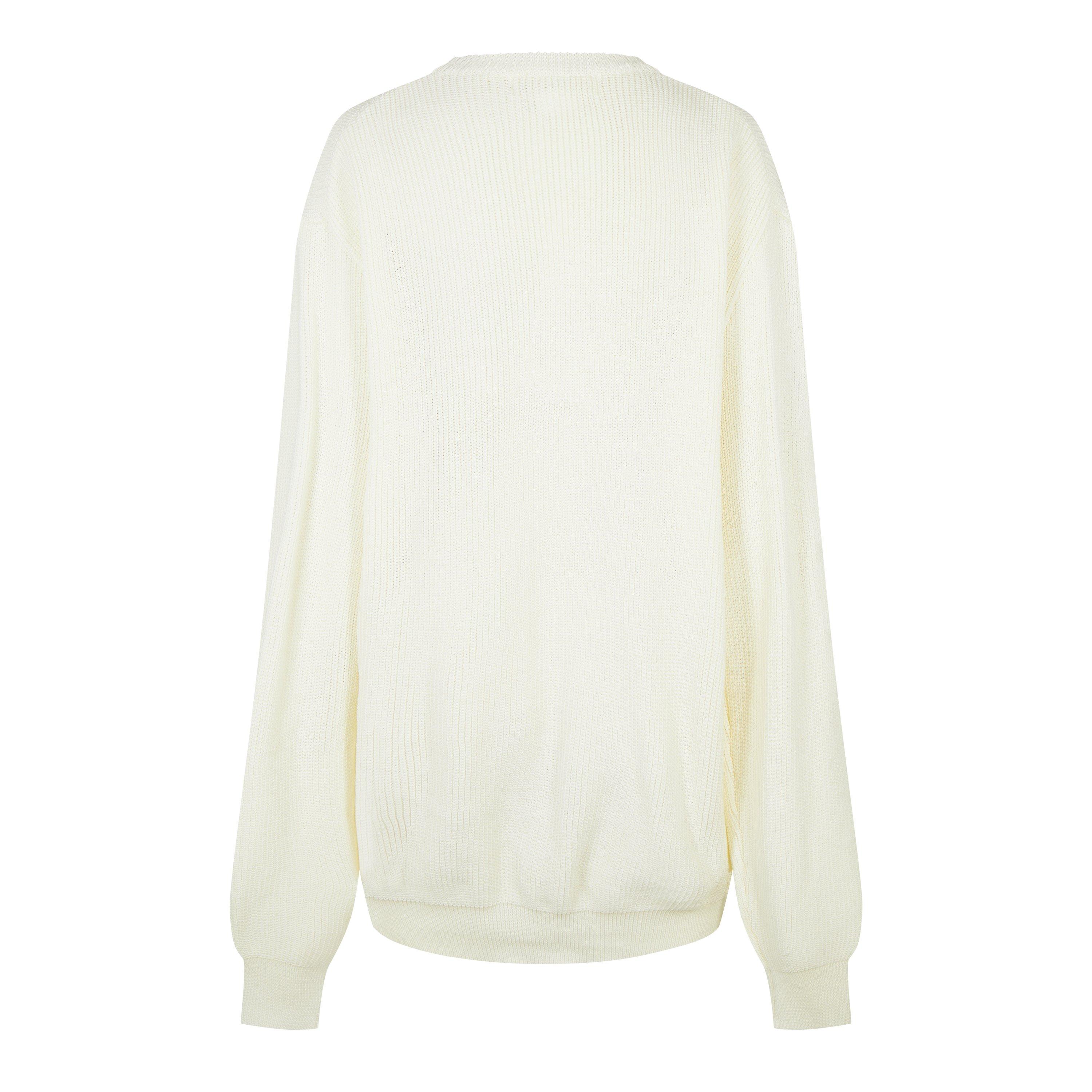 Off White - Comme des Garcons Girl - Embroidered Bow Sweatshirt - 5