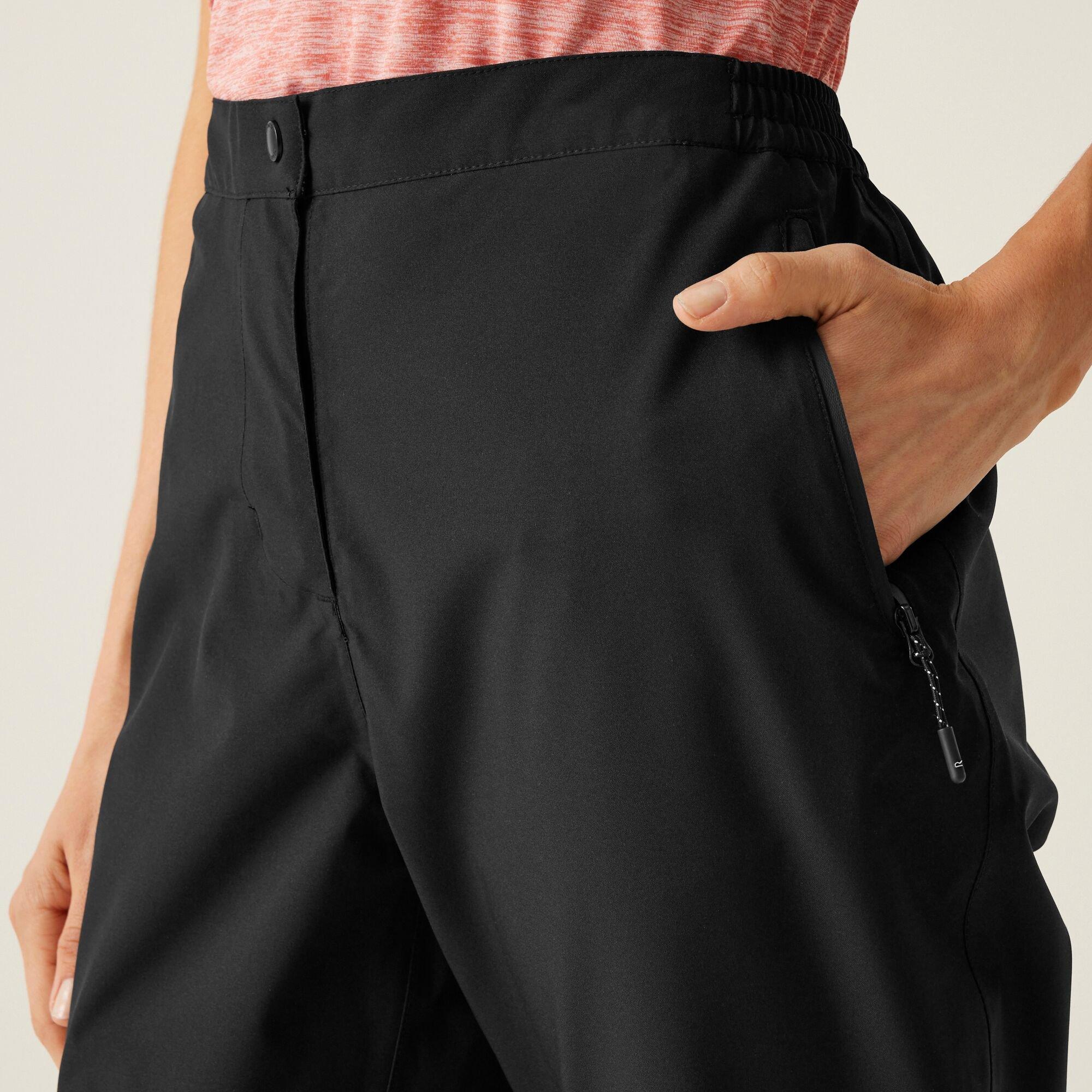 Black - Regatta - Women's Highton Stretch Overtrousers - 4