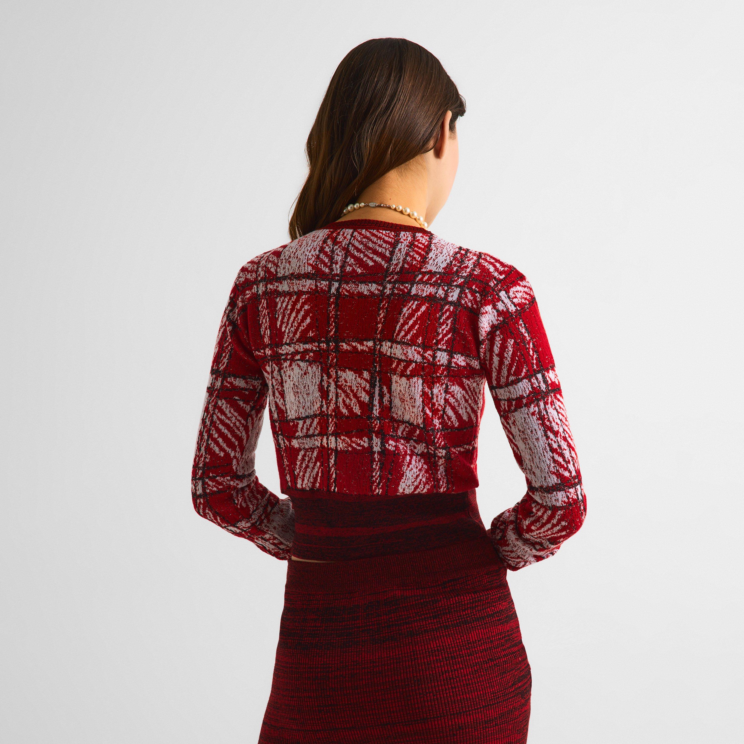 Red - Vivienne Westwood - Viv Scribble Cardi Ld63 - 4