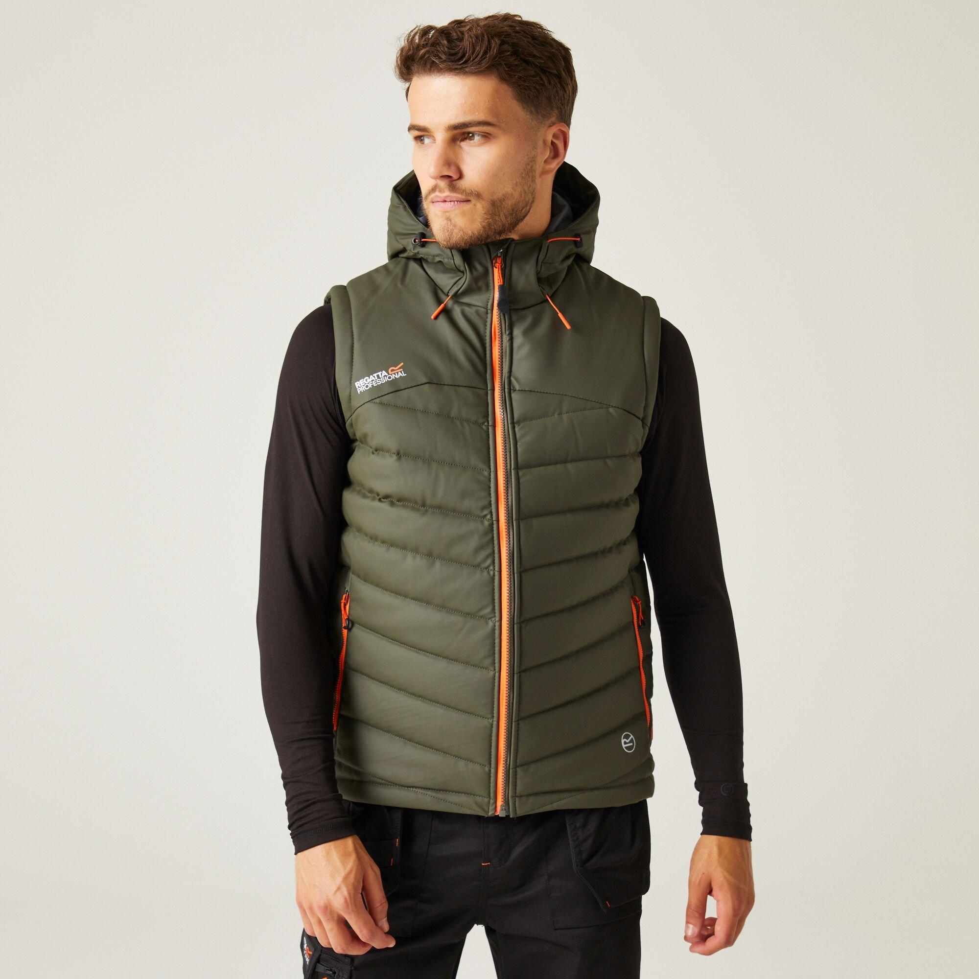 Dark Khaki - Regatta - Men's Calculate Insulated Water Resistant Windproof Gilet - 1