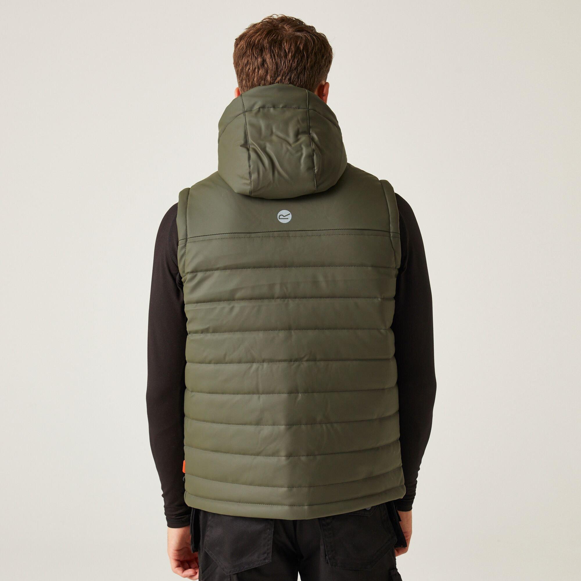 Dark Khaki - Regatta - Men's Calculate Insulated Water Resistant Windproof Gilet - 2