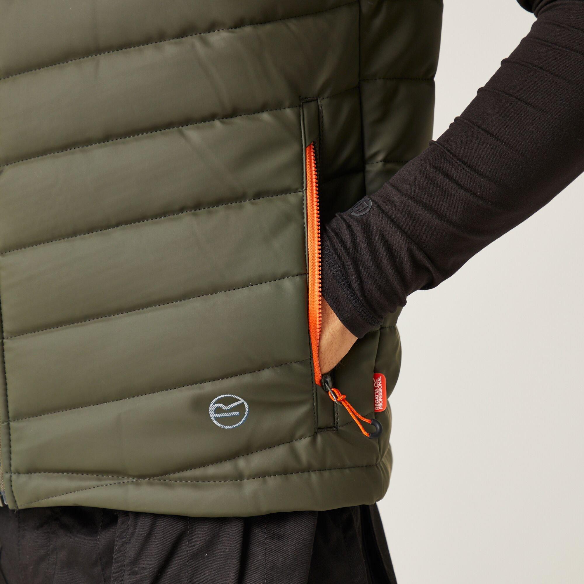 Dark Khaki - Regatta - Men's Calculate Insulated Water Resistant Windproof Gilet - 7