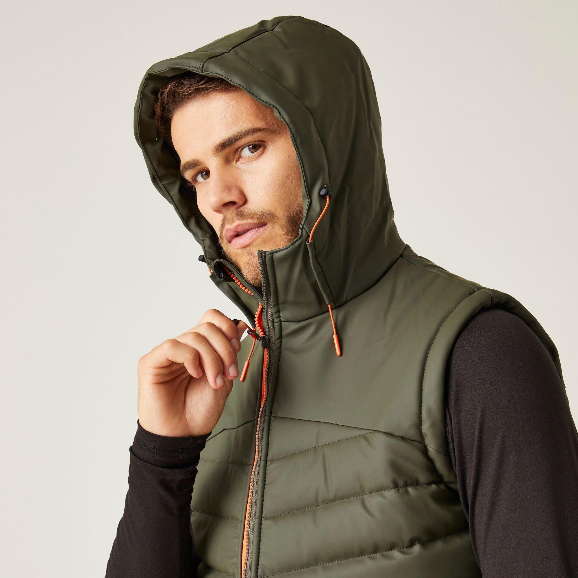 Dark Khaki - Regatta - Men's Calculate Insulated Water Resistant Windproof Gilet - 8