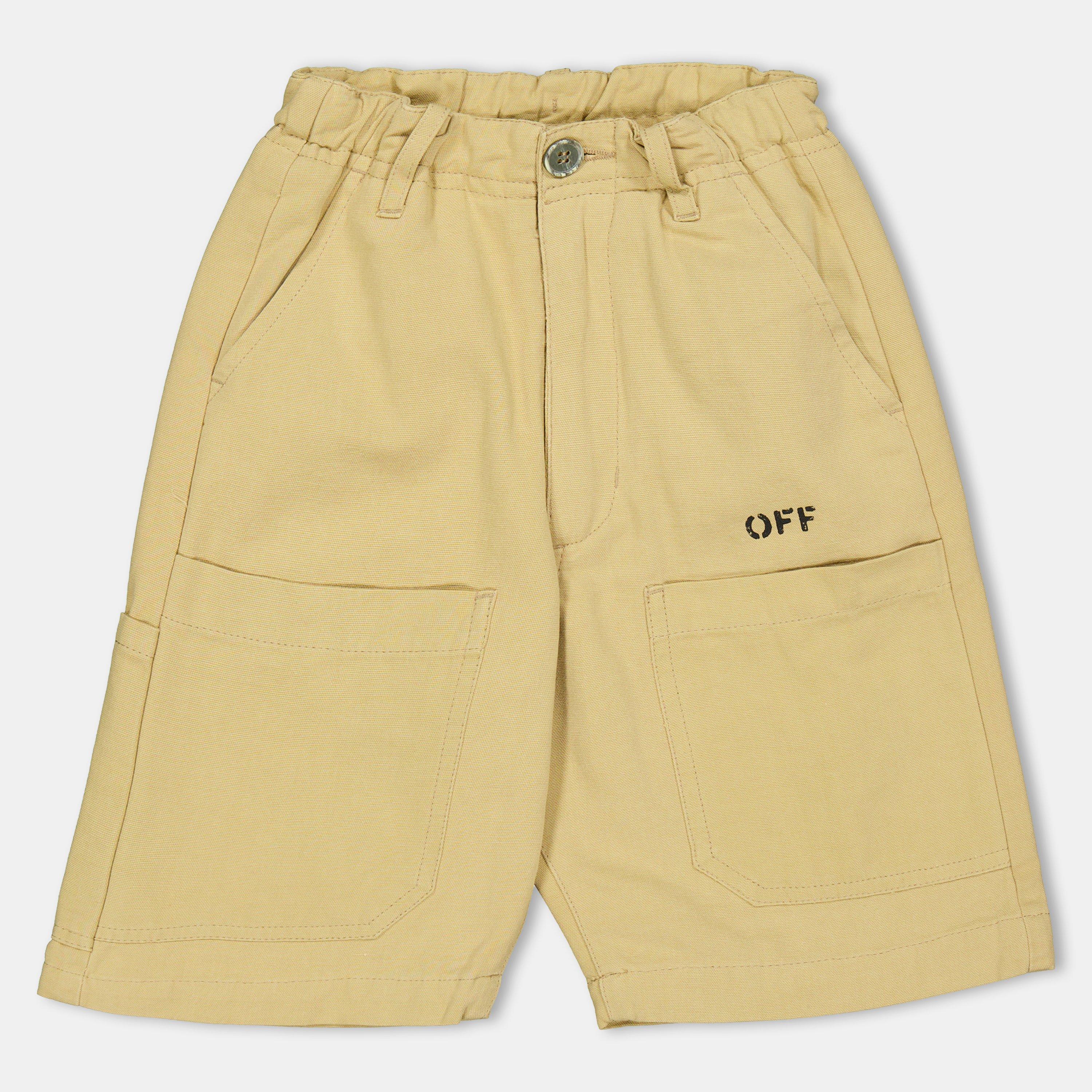 Off White Kids Fleece Shorts