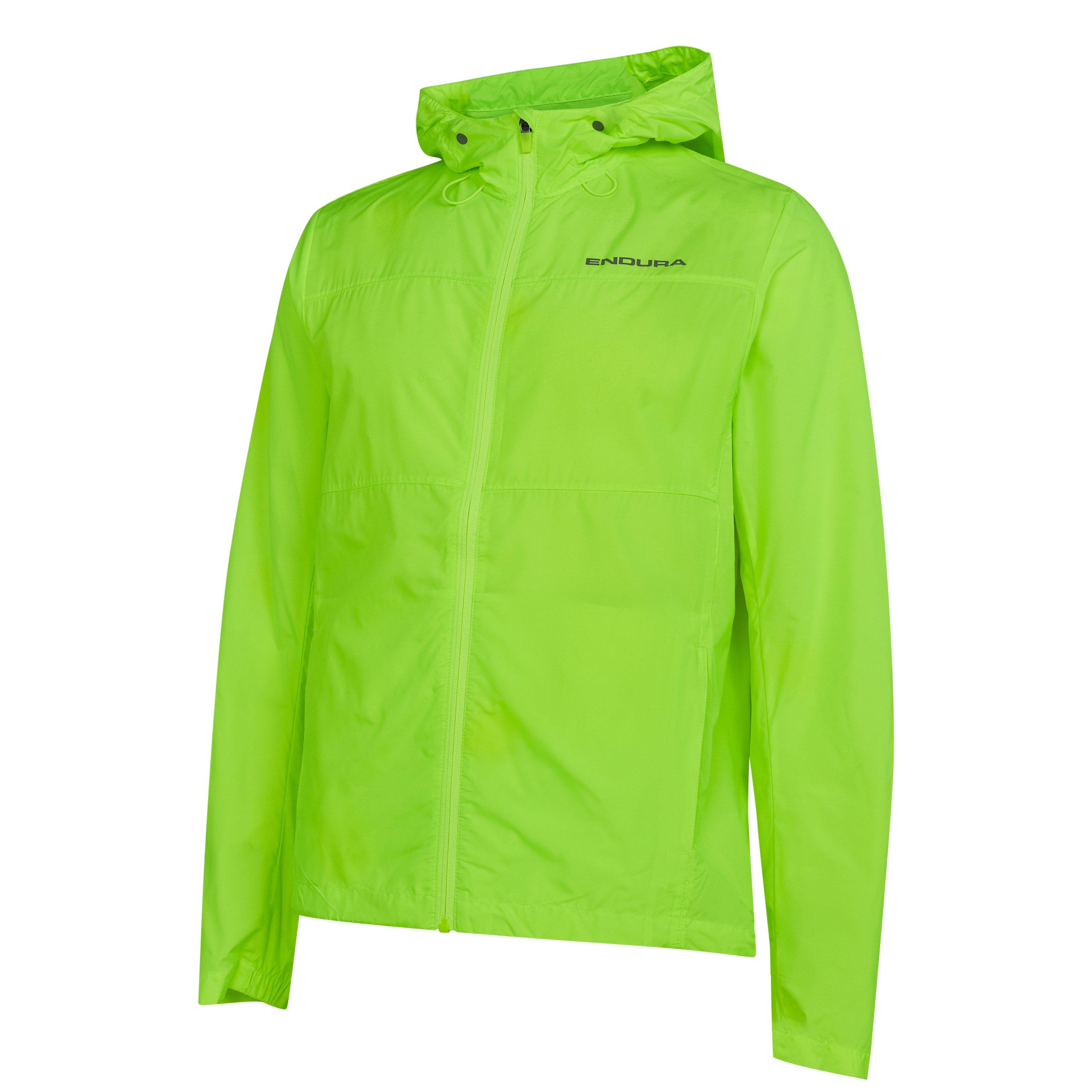 Hi Viz Yellow - Endura - Men's Hummvee Waterproof Windproof Long Sleeve Performance Cycling Jacket - 4