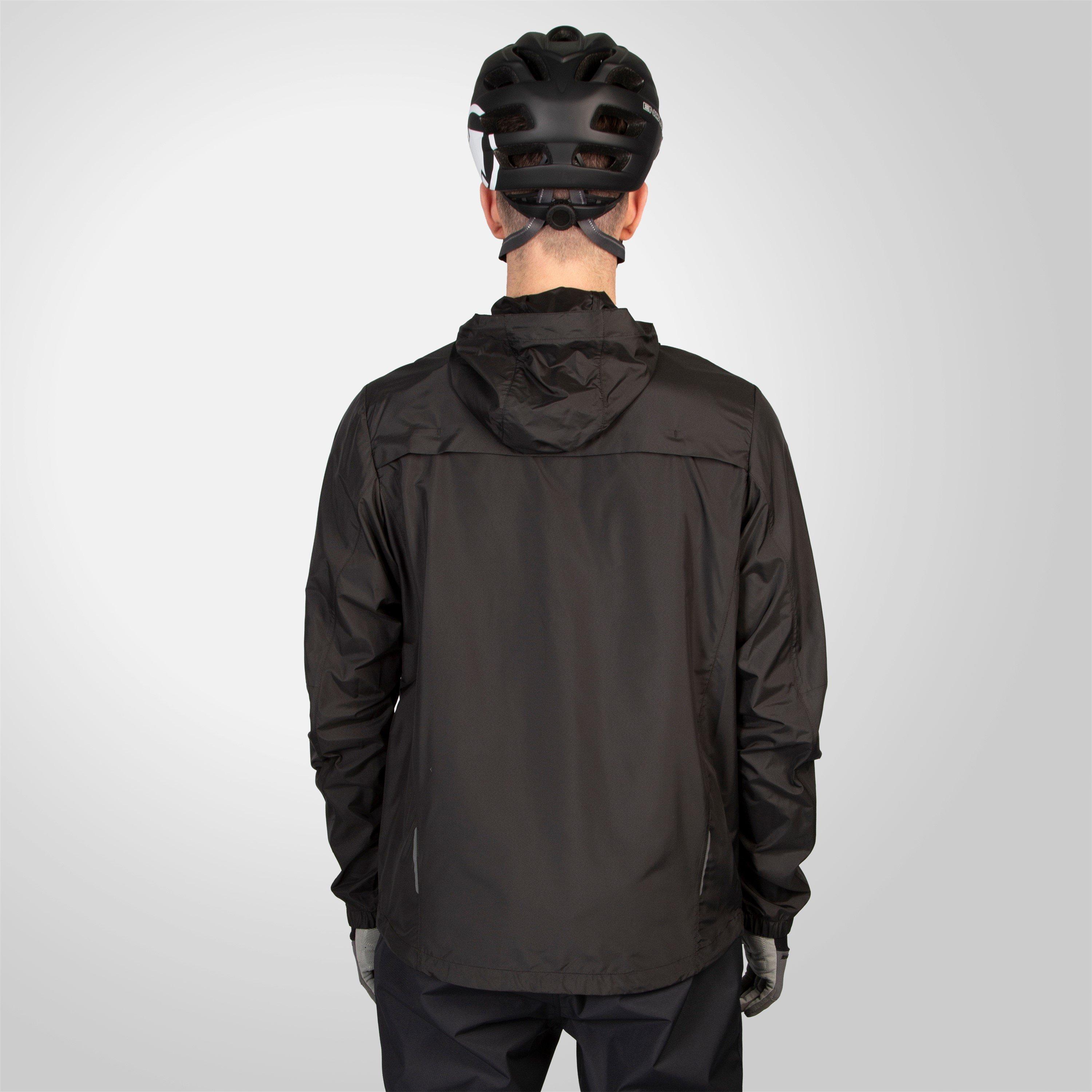 Black - Endura - Men's Hummvee Waterproof Windproof Long Sleeve Performance Cycling Jacket - 3