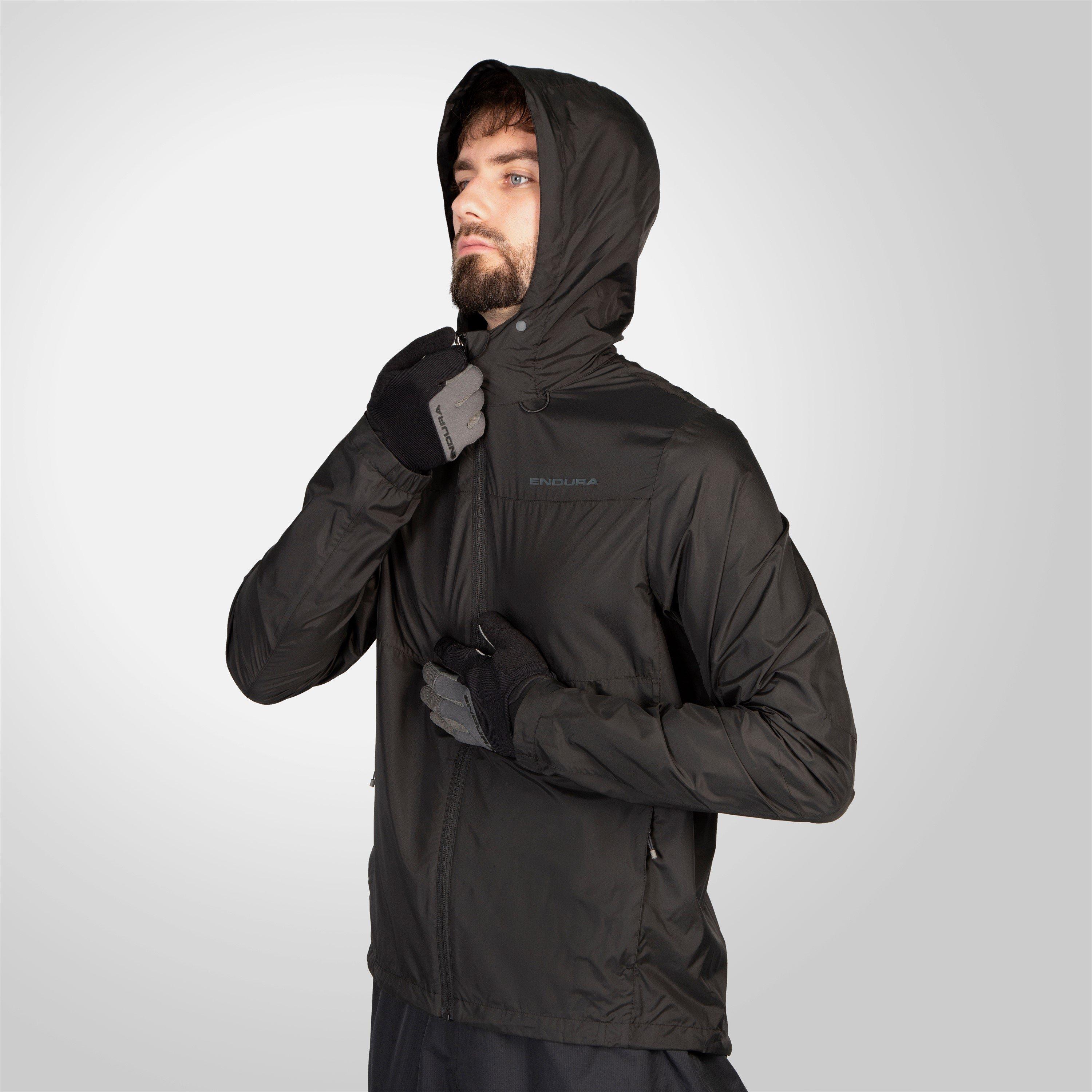 Black - Endura - Men's Hummvee Waterproof Windproof Long Sleeve Performance Cycling Jacket - 4