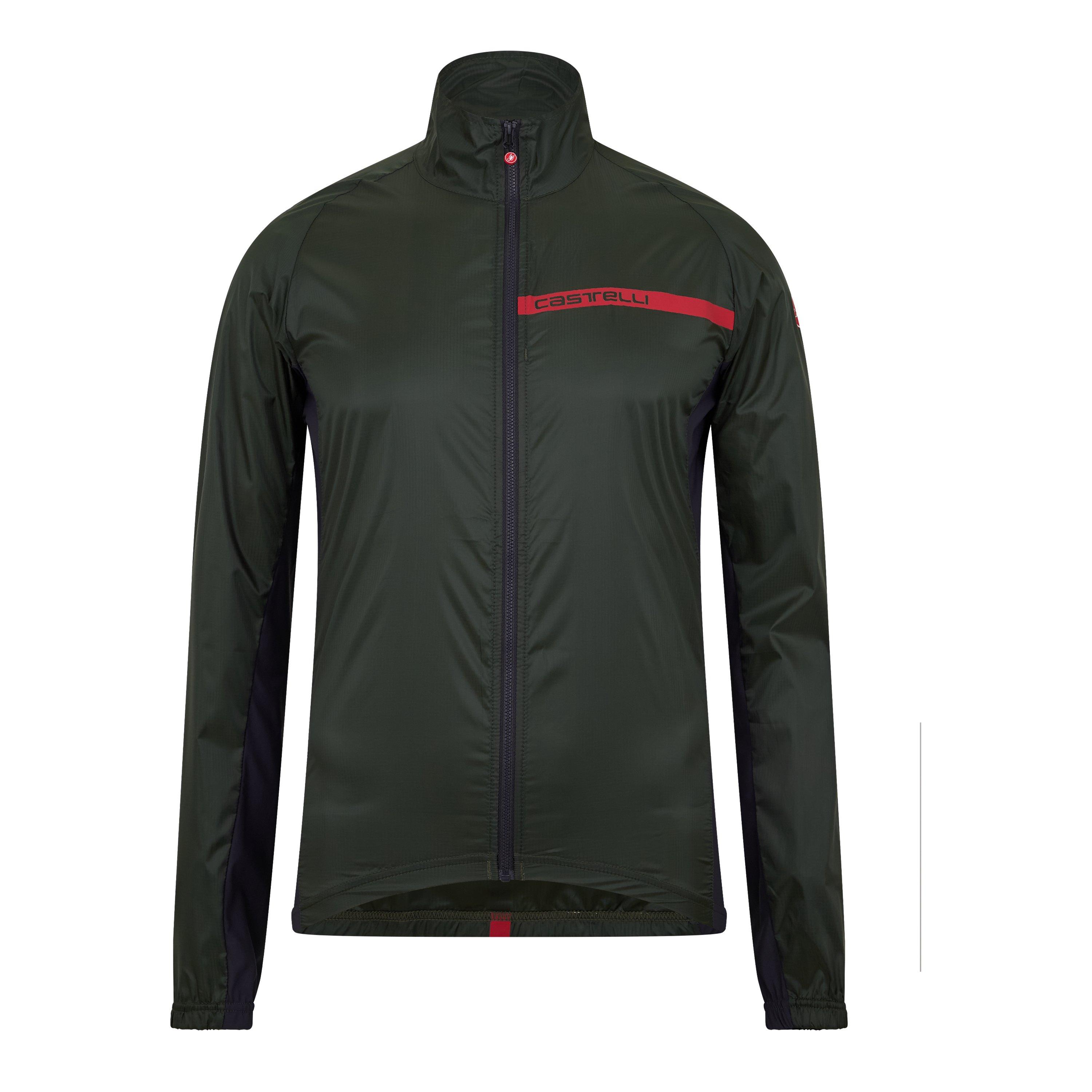 Castelli Squadra Stretch Wind-Resistant Reflective Performance Cycling Jacket