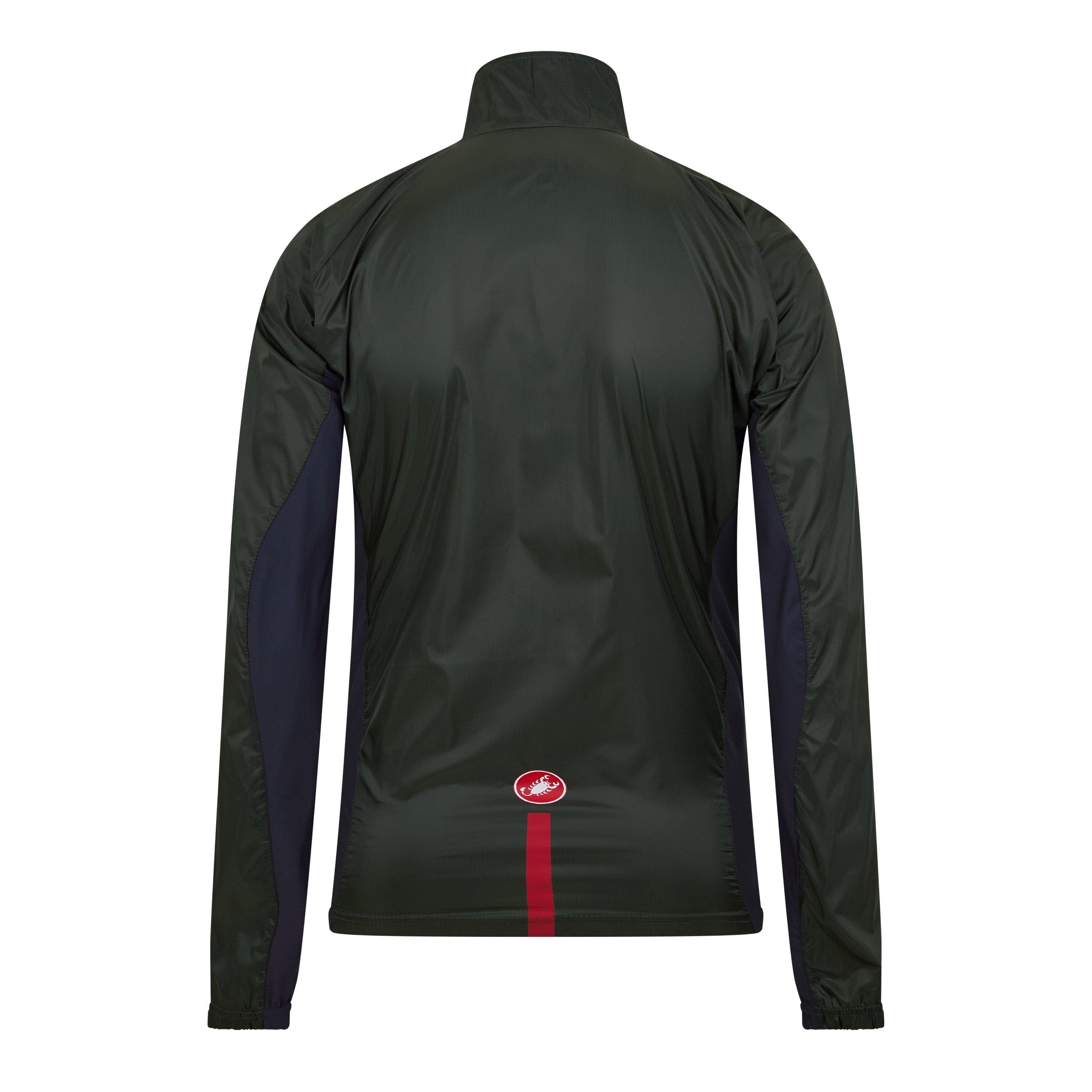 Verde Militare - Castelli - Squadra Stretch Wind-Resistant Reflective Performance Cycling Jacket - 4