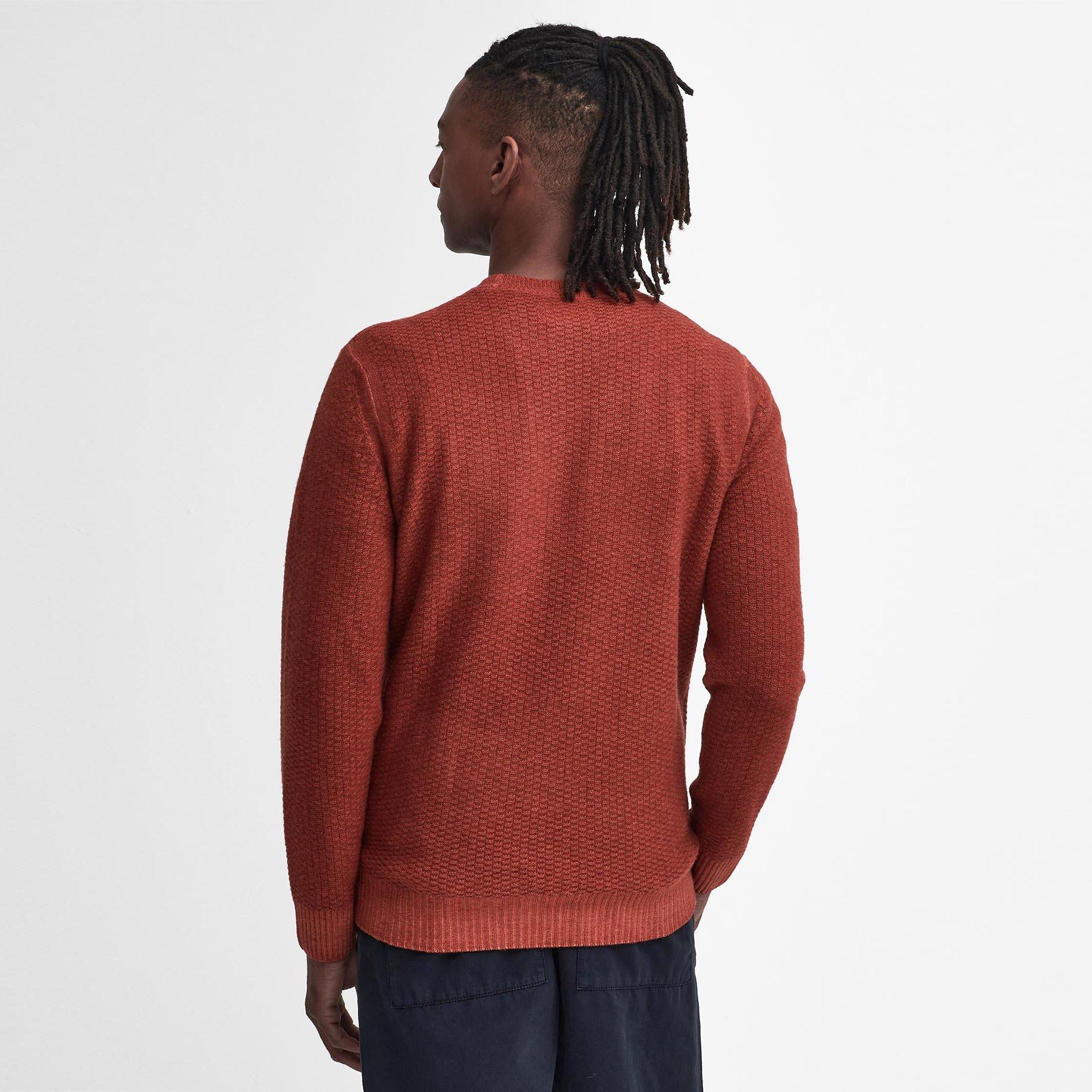 Drk Ginger OR94 - Barbour - Aston Crew Neck Jumper - 3