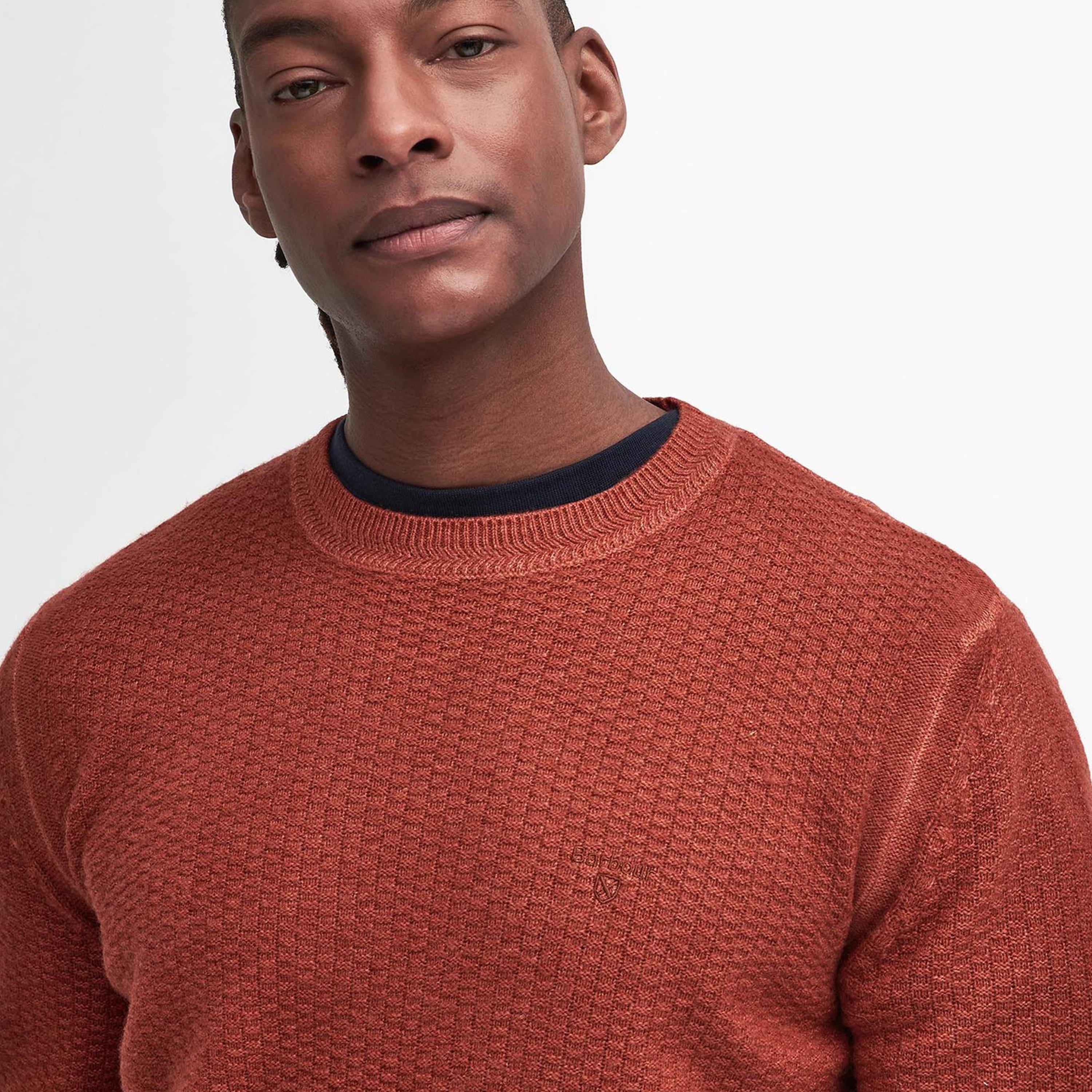 Drk Ginger OR94 - Barbour - Aston Crew Neck Jumper - 4