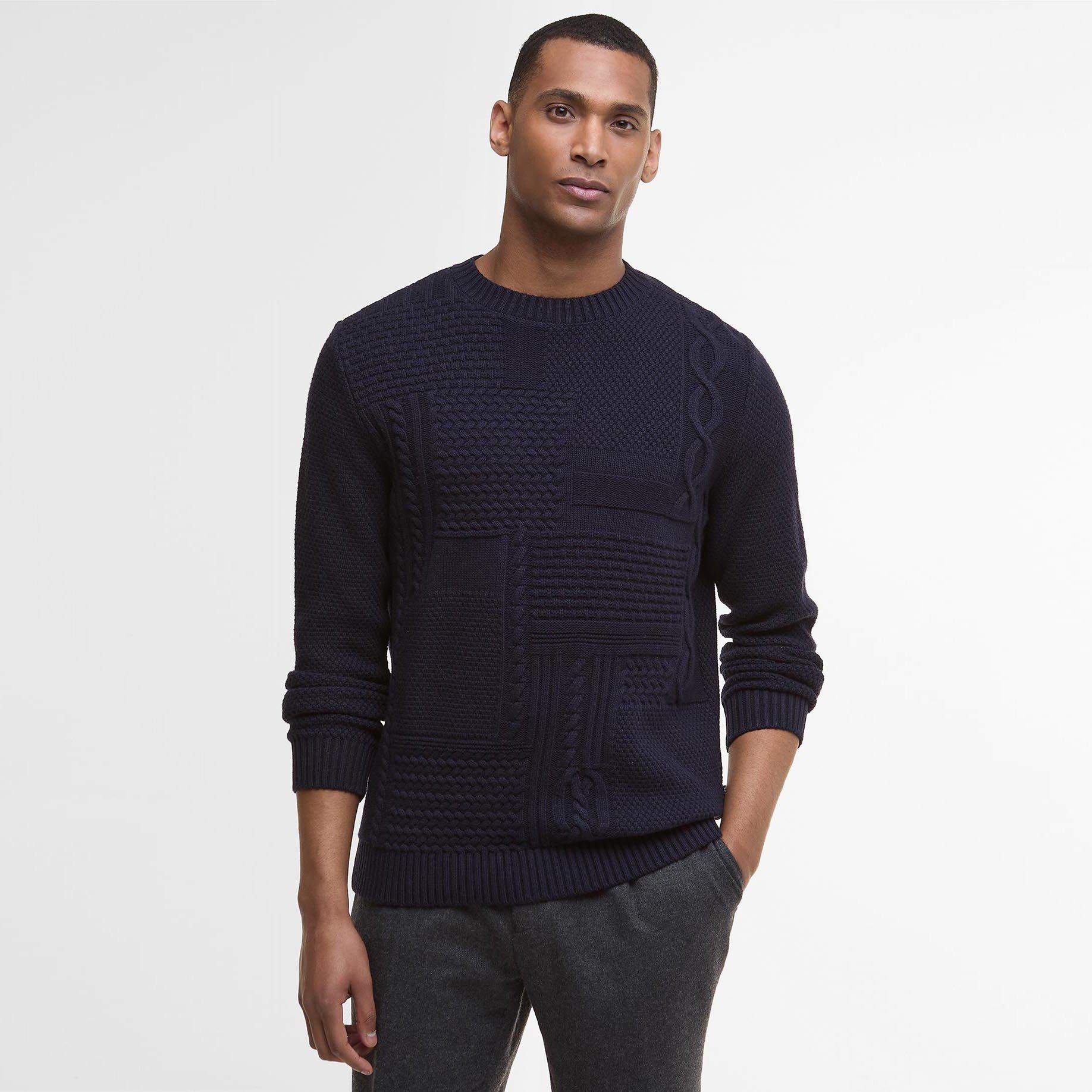 Navy - Barbour - Casey Cable-Knit Jumper - 2