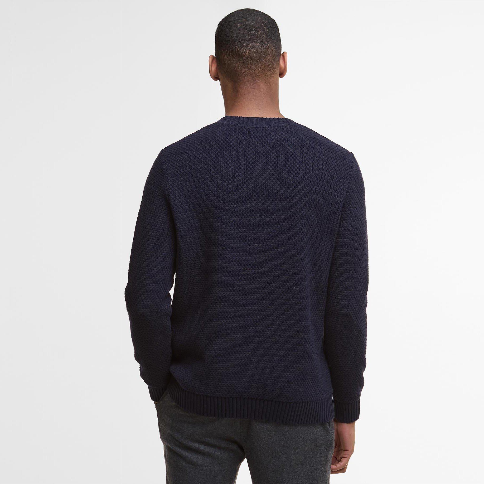 Navy - Barbour - Casey Cable-Knit Jumper - 3