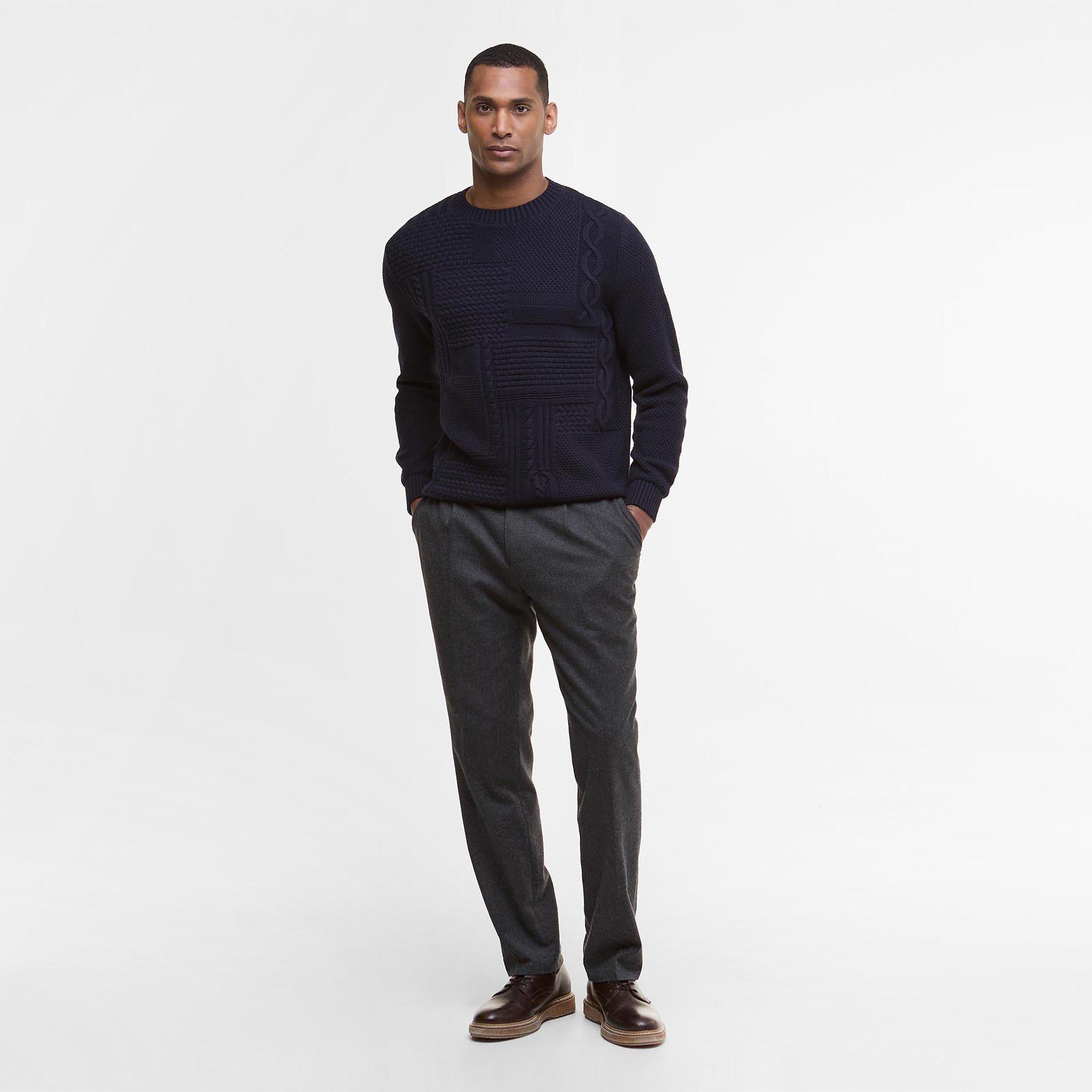 Navy - Barbour - Casey Cable-Knit Jumper - 6