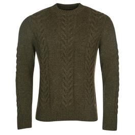 Barbour Essential Cable Knit Sweatshirt