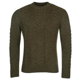 Barbour Barbour Essential Cable Knit Sweatshirt