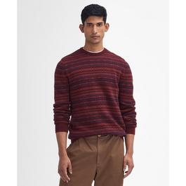 Barbour Orkney Fair isle Crew Neck Jumper