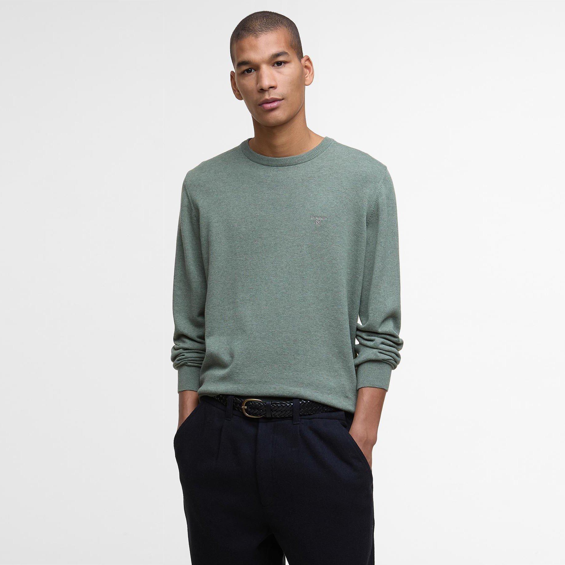 Thyme SG14 - Barbour - Mens Crew Neck Sweater - 2