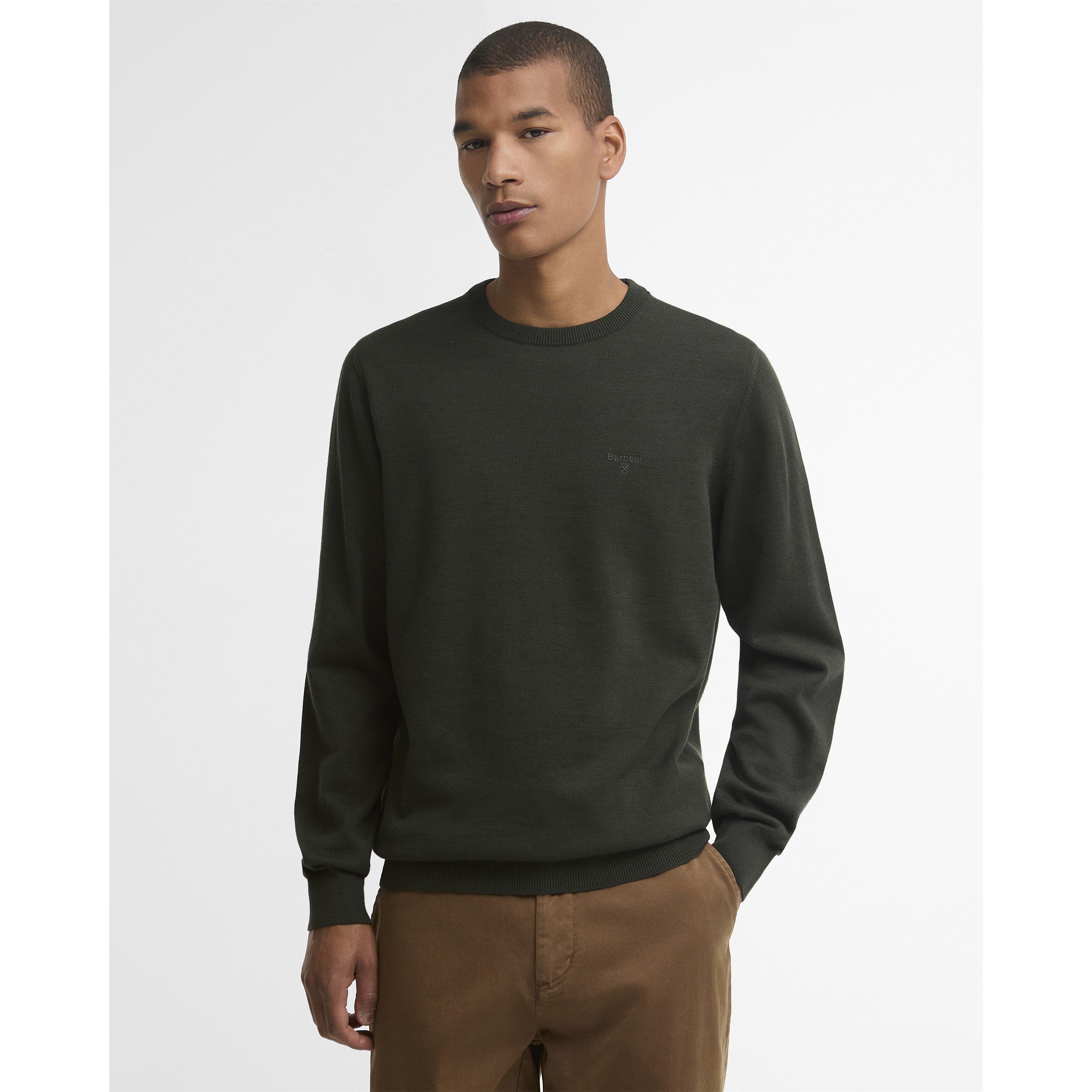 Sage GN13 - Barbour - Mens Crew Neck Sweater - 3