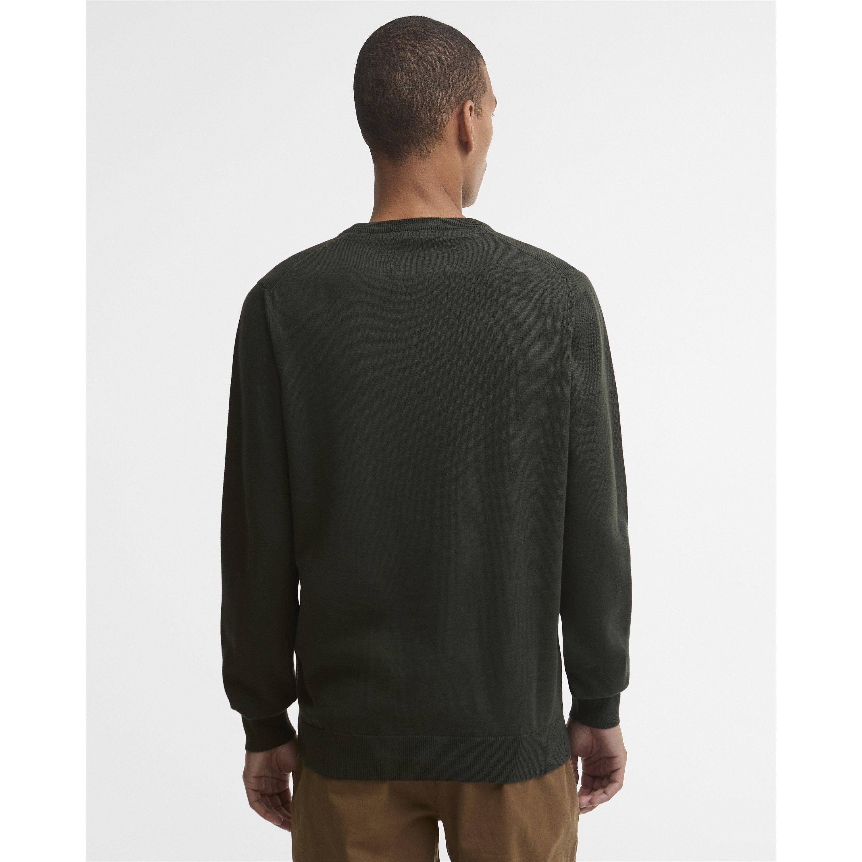 Sage GN13 - Barbour - Mens Crew Neck Sweater - 4