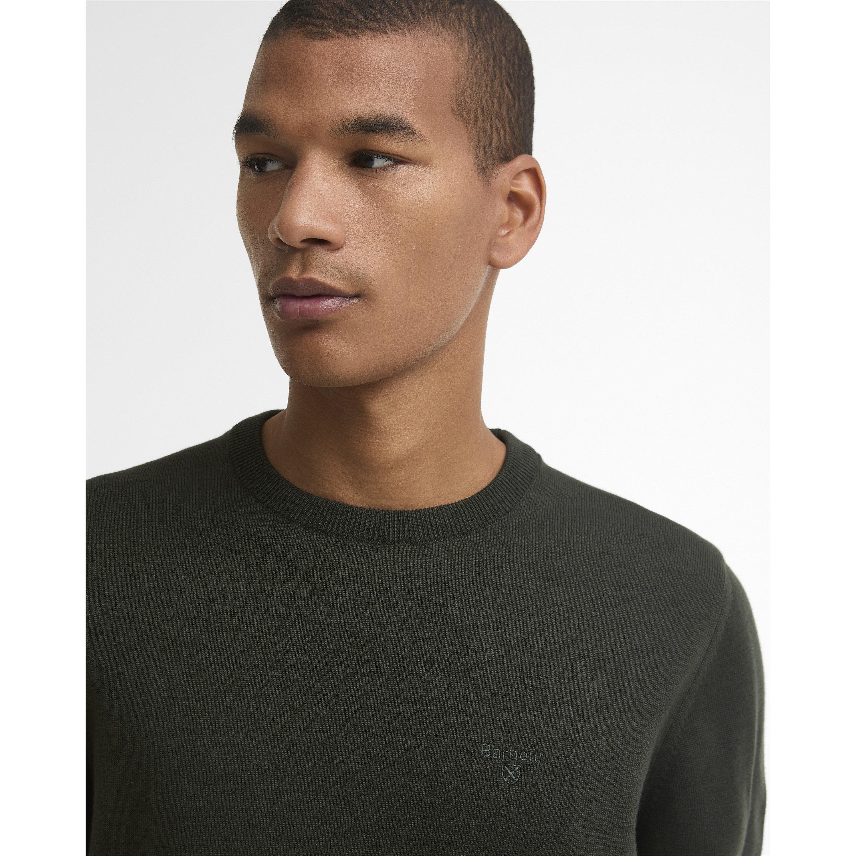 Sage GN13 - Barbour - Mens Crew Neck Sweater - 5