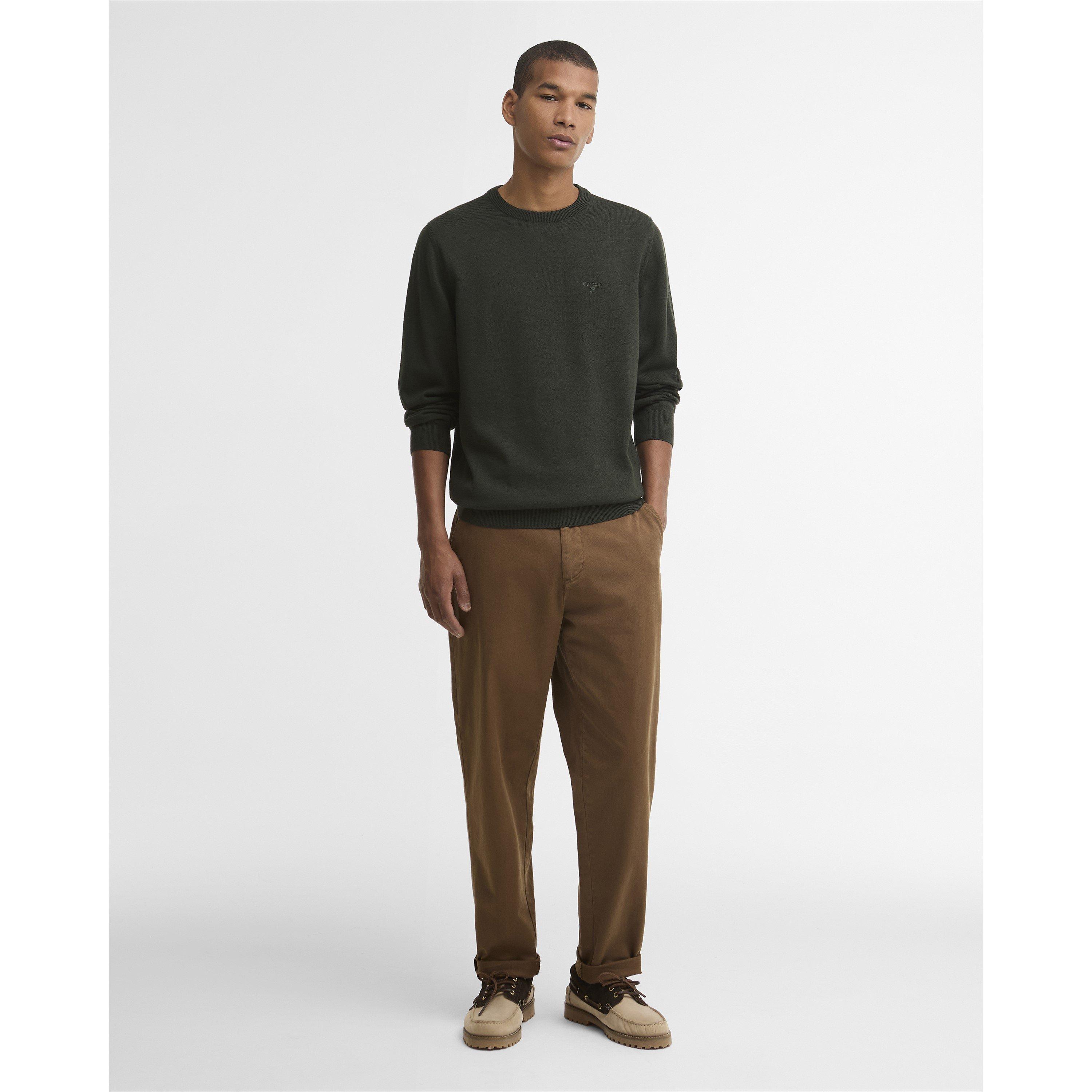 Sage GN13 - Barbour - Mens Crew Neck Sweater - 7
