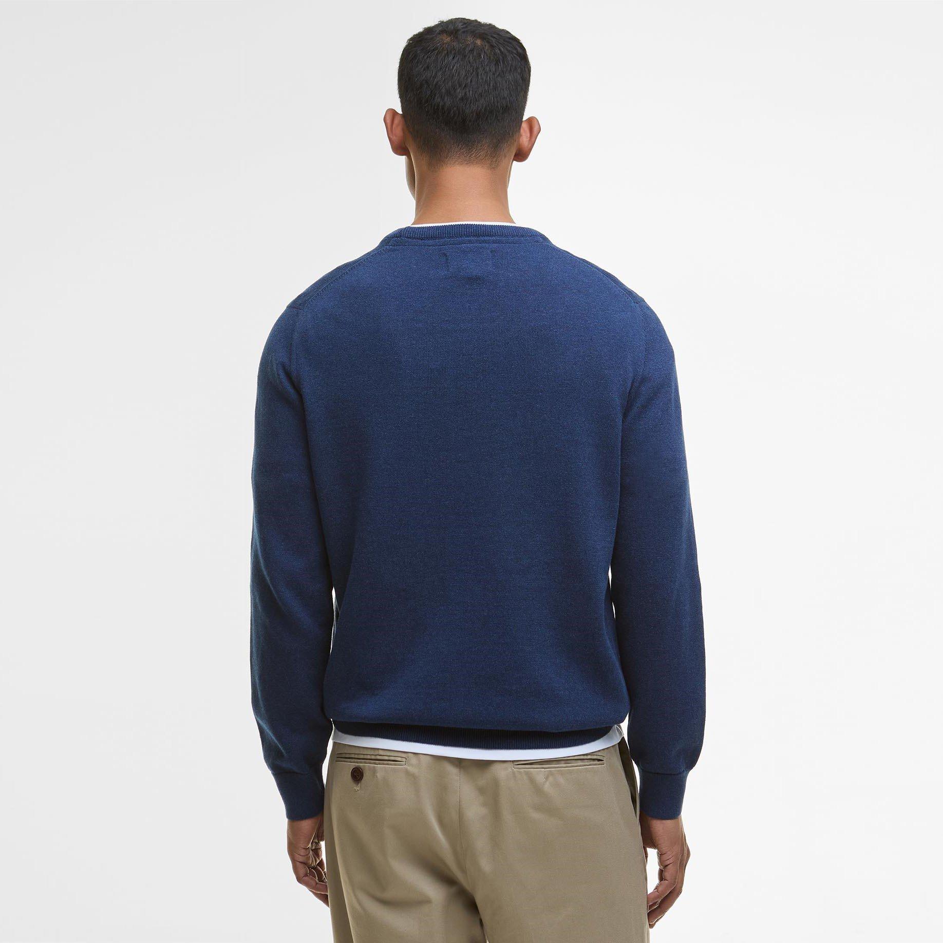 Inky Marl BU11 - Barbour - Mens Crew Neck Sweater - 3