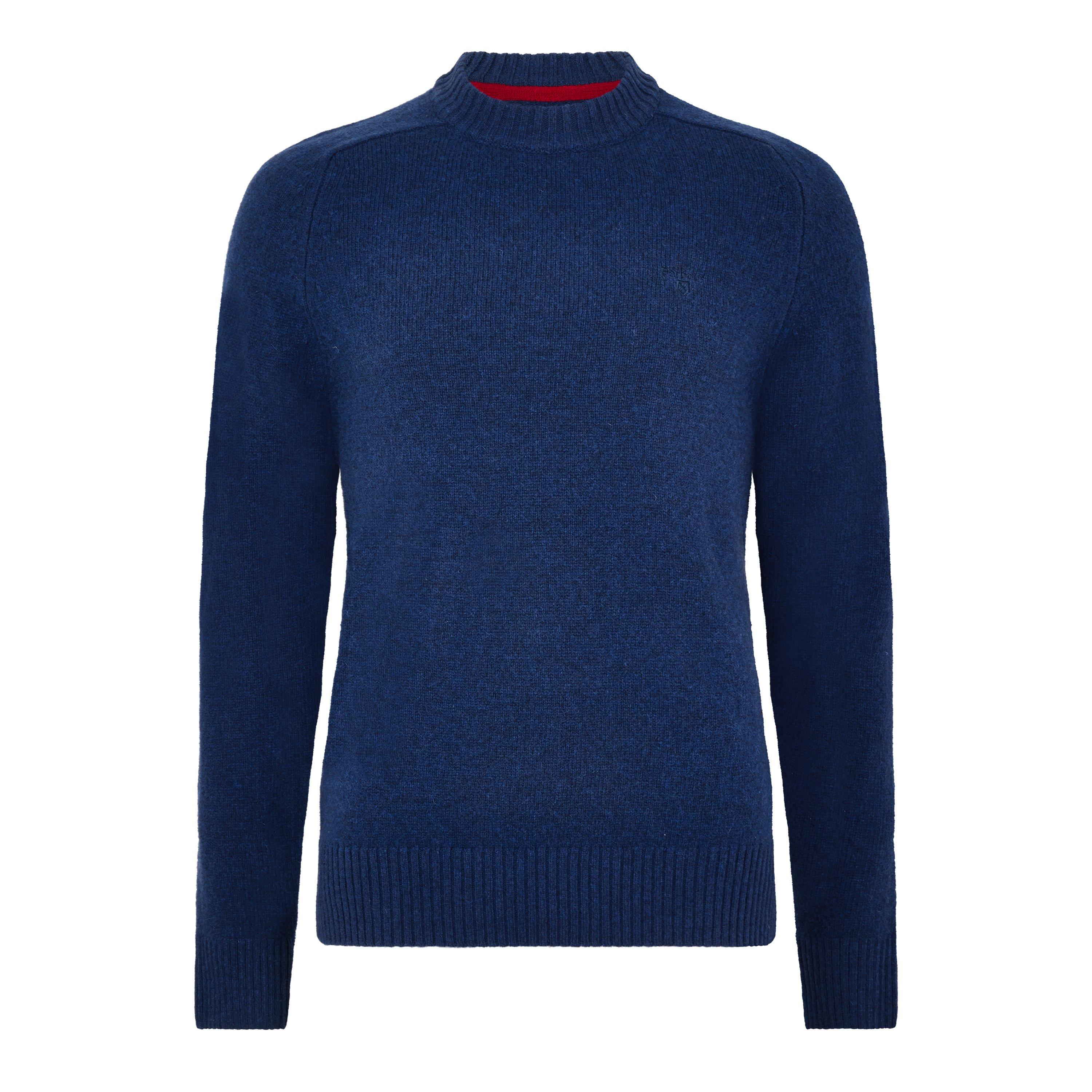 Barbour Men's Newtown Wool Regular-Fit Crew Neck Jumper - Inky Blue - S