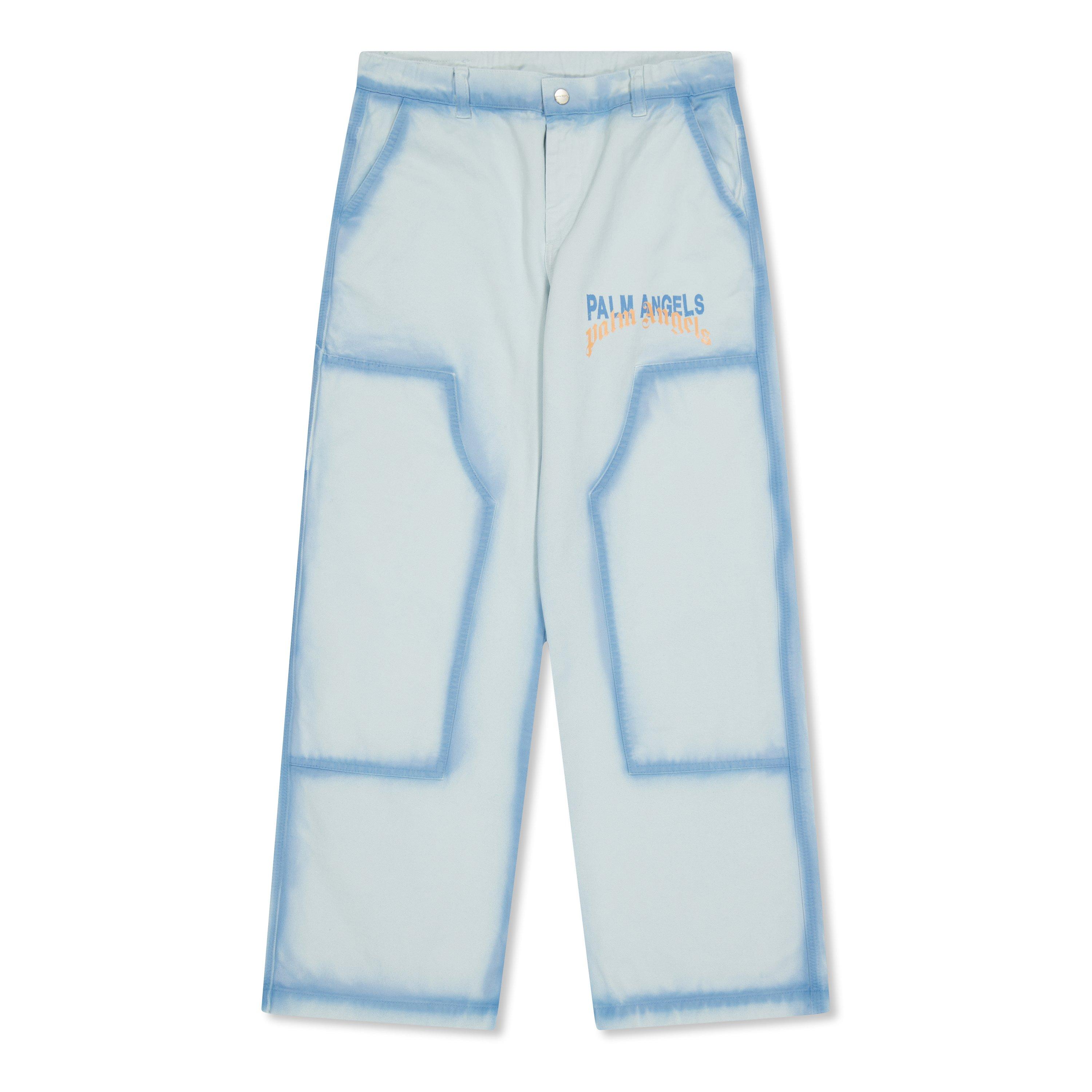 Blue - Palm Angels - Kids' Spray Open Hem Woven Tracksuit Joggers - 1