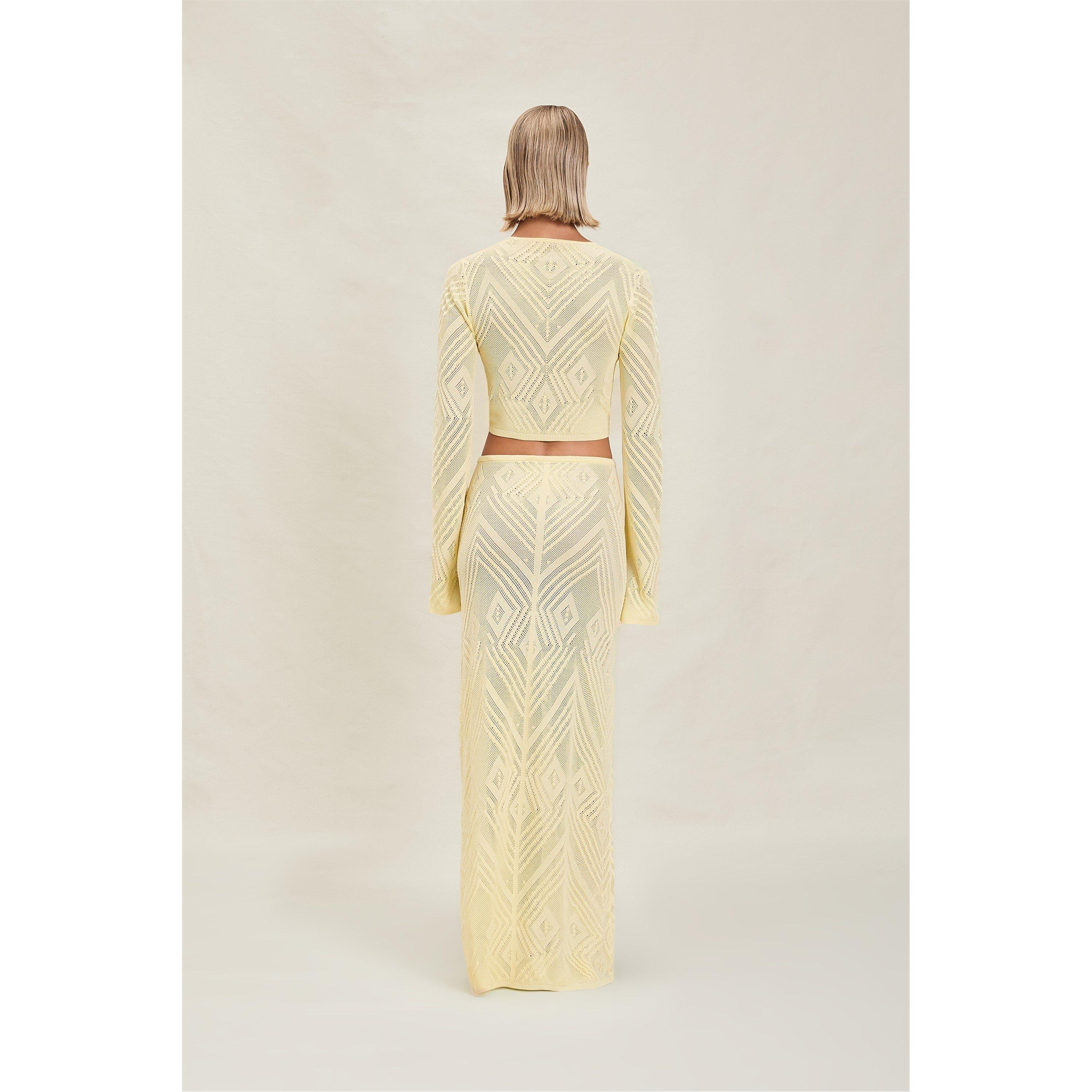 Lemondrop - Devon Windsor - Devon Windsor Vale Crochet Tie-Front Top - 3