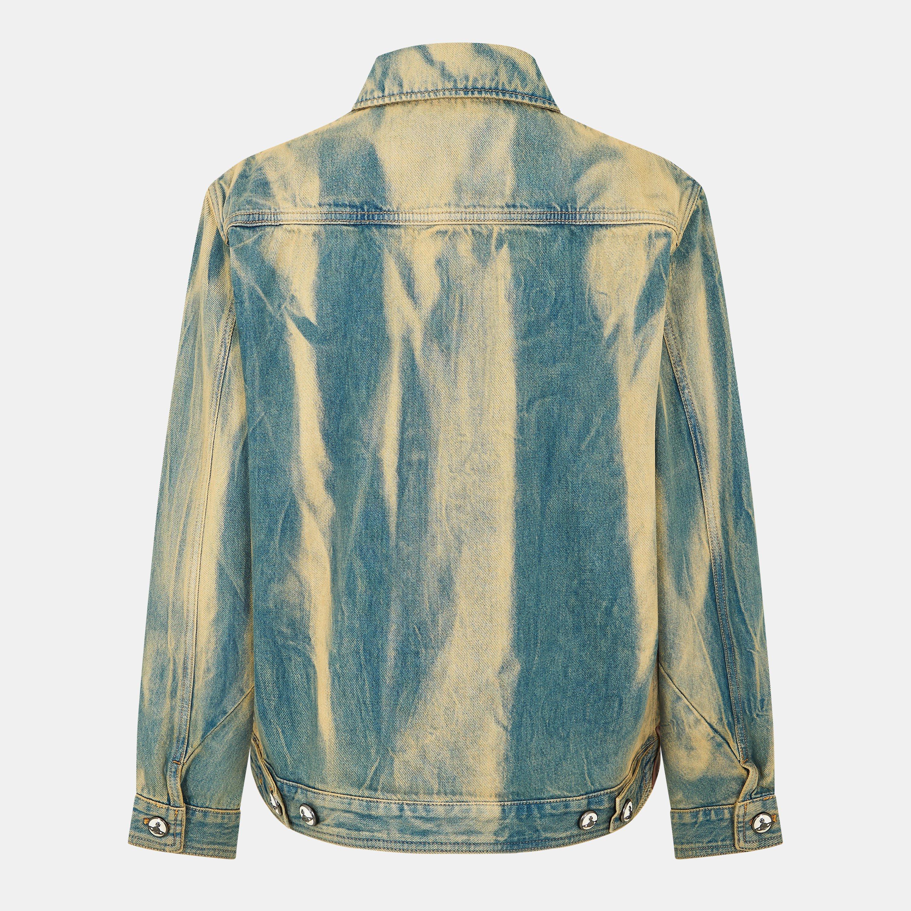 Blue - Vivienne Westwood - Men's Viv Piranha Denim Jacket - 2