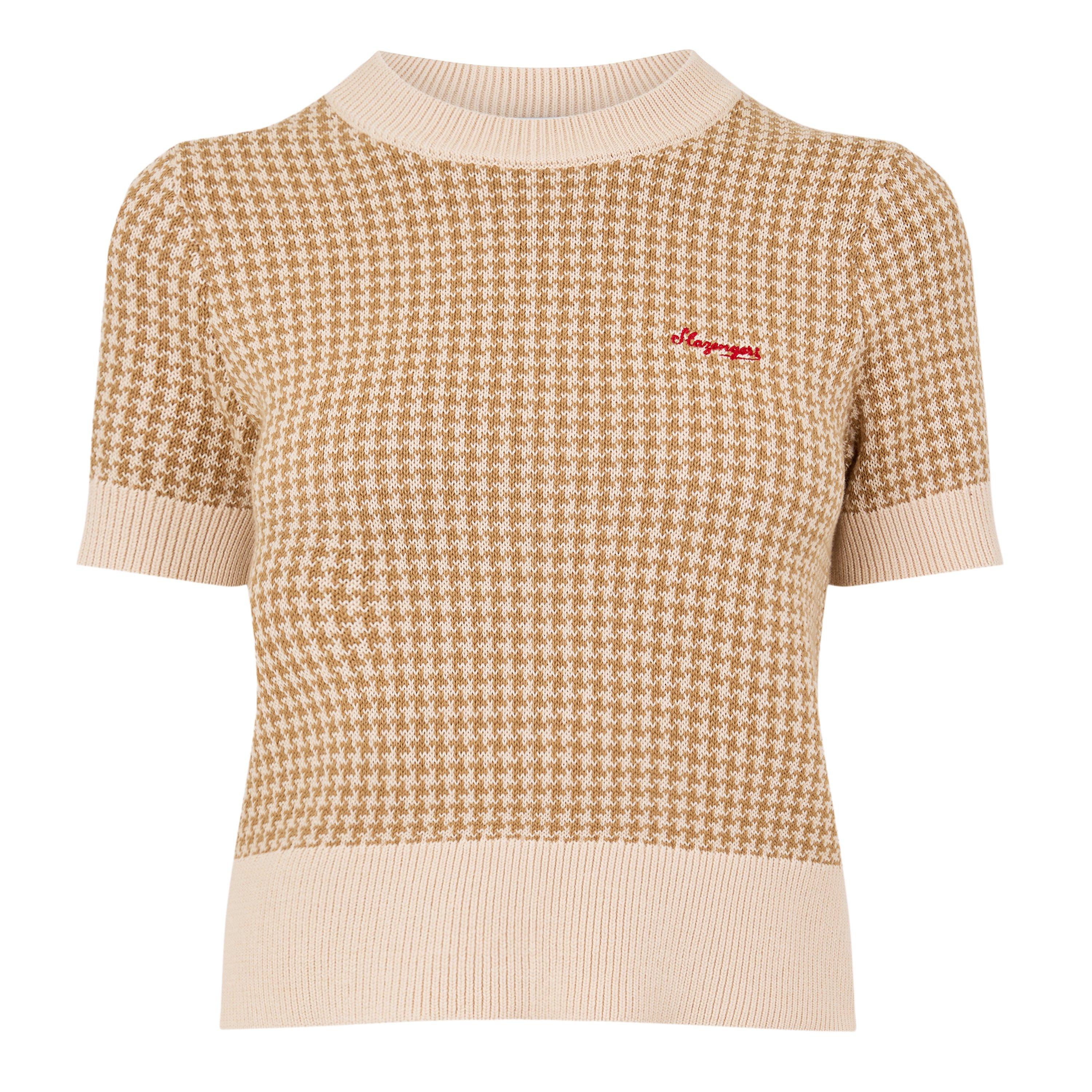 Beige - Slazenger Off-Court - Off-Court Women’s House Pour Knitted Tee - 1