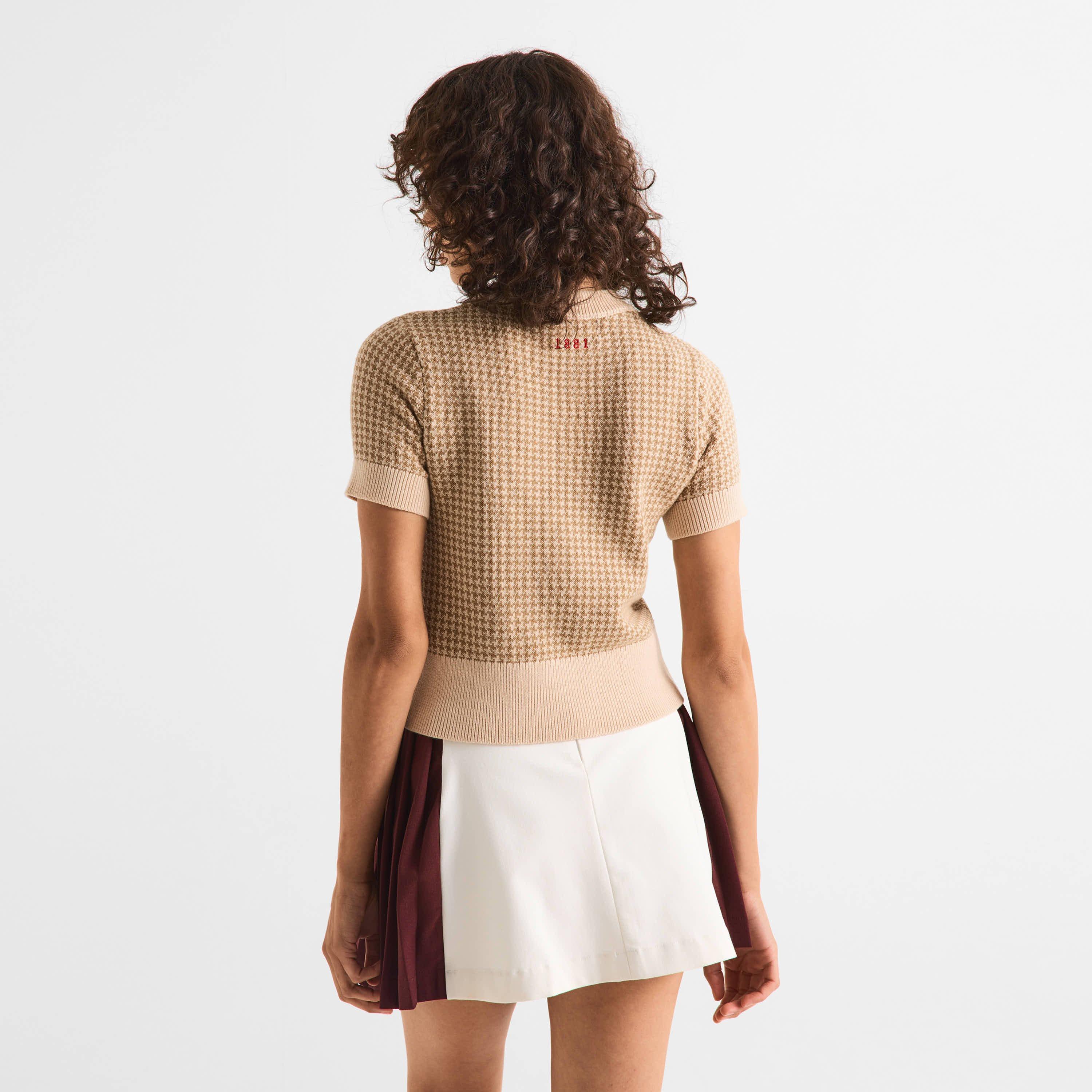 Beige - Slazenger Off-Court - Off-Court Women’s House Pour Knitted Tee - 4