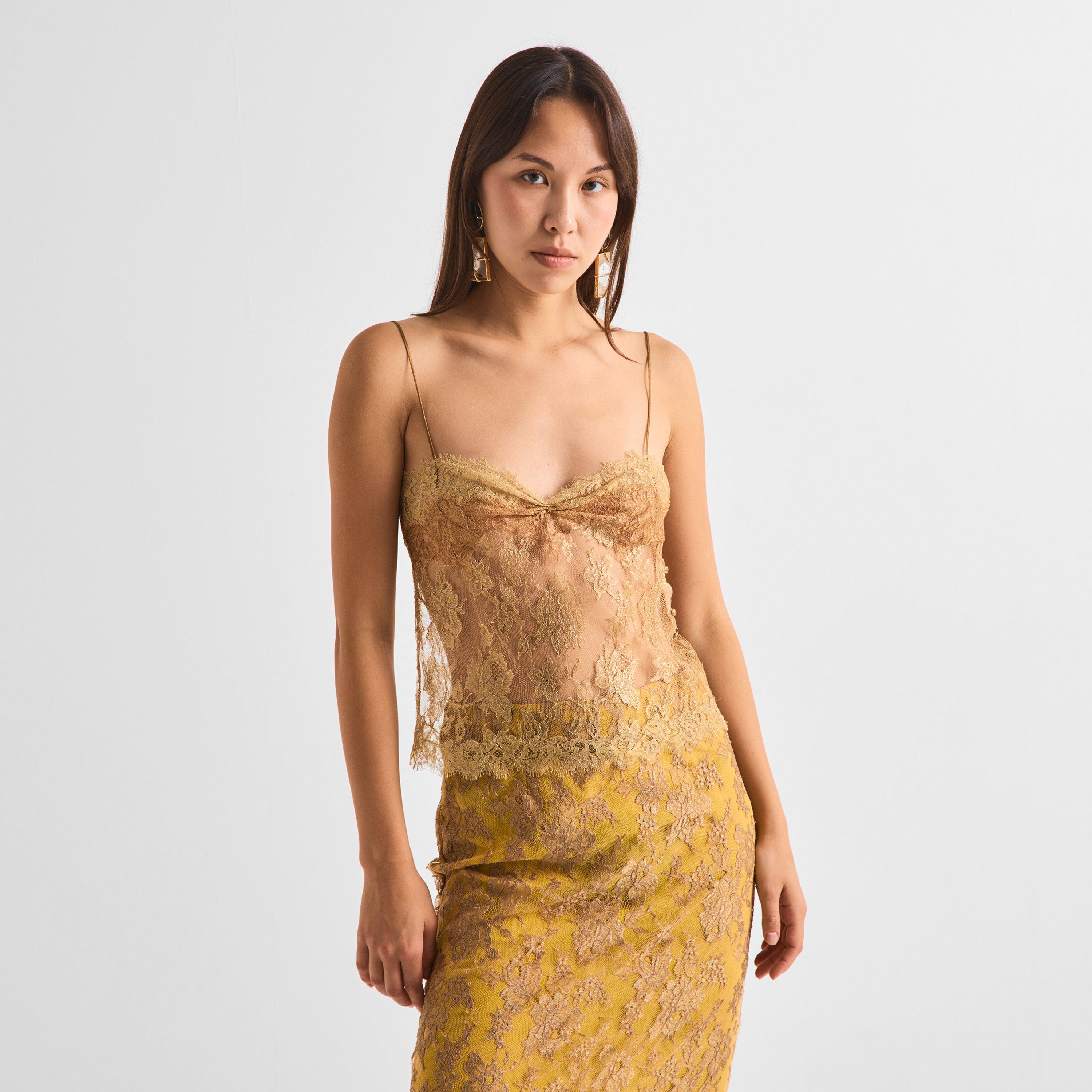 Antique - Saint Laurent - Saint Lace Vest Ld64 - 3