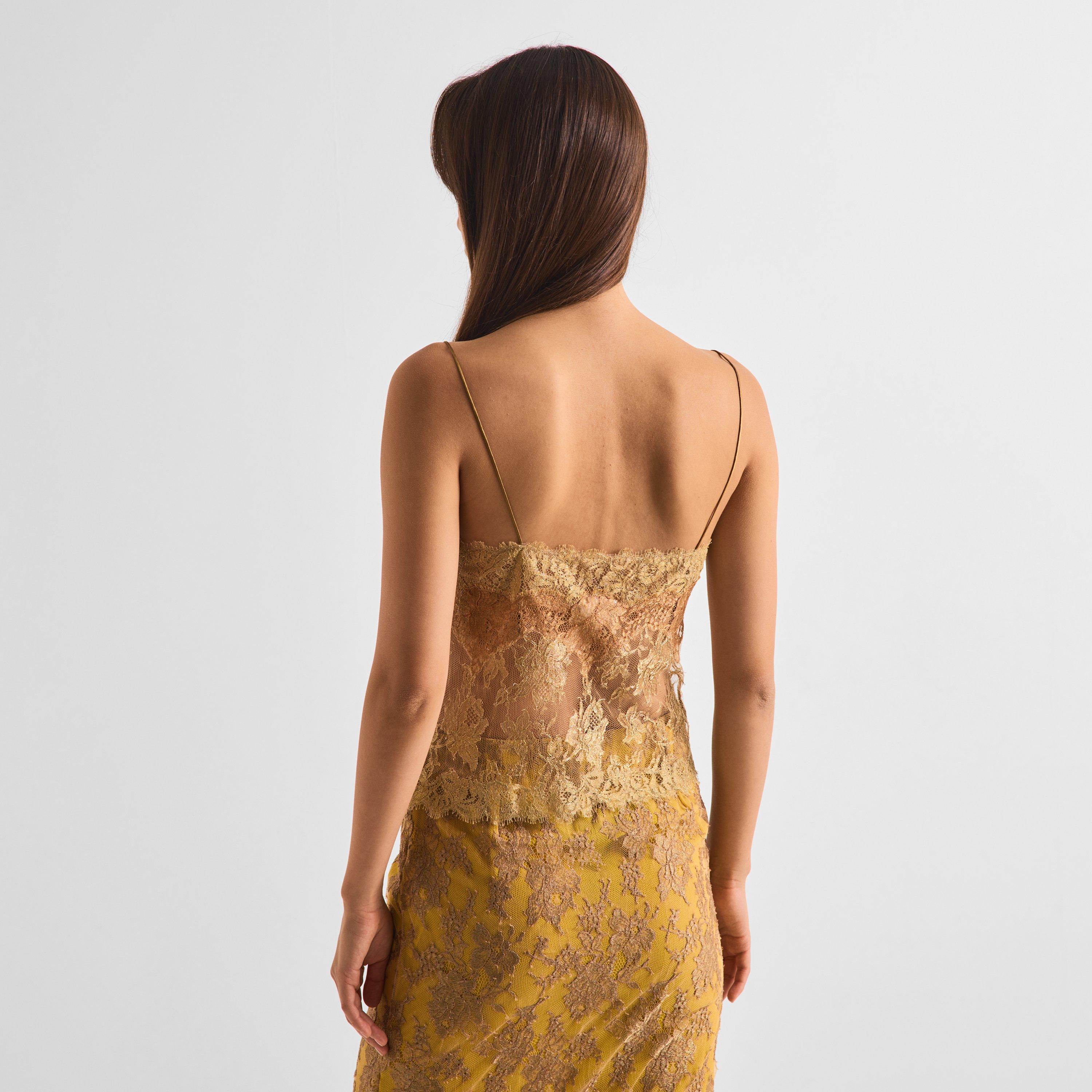 Antique - Saint Laurent - Saint Lace Vest Ld64 - 4