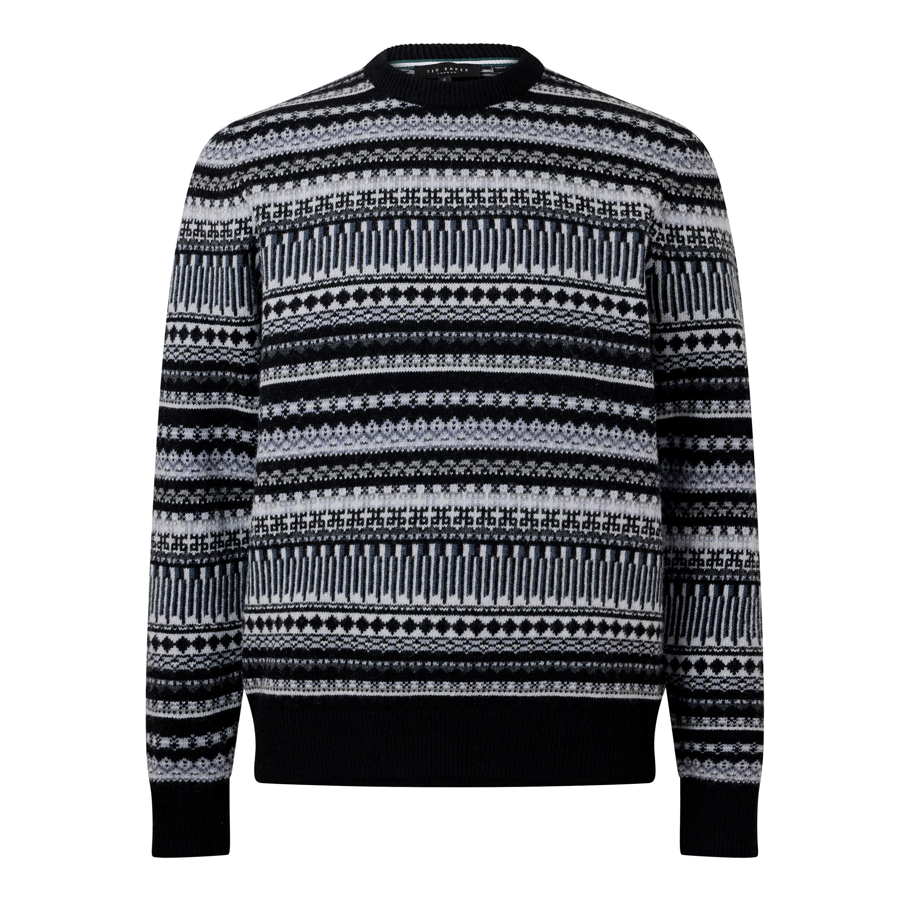 Grey - Ted Baker - Ted LS Crw Neck Knit Sn64 - 1