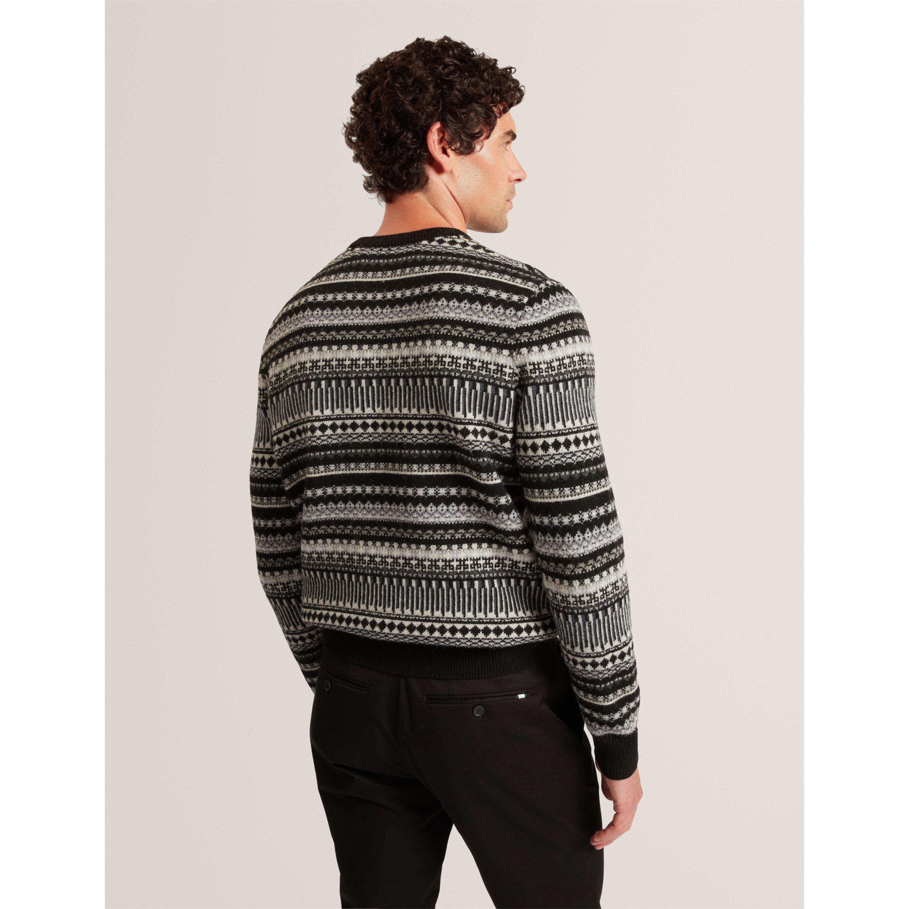 Grey - Ted Baker - Ted LS Crw Neck Knit Sn64 - 3