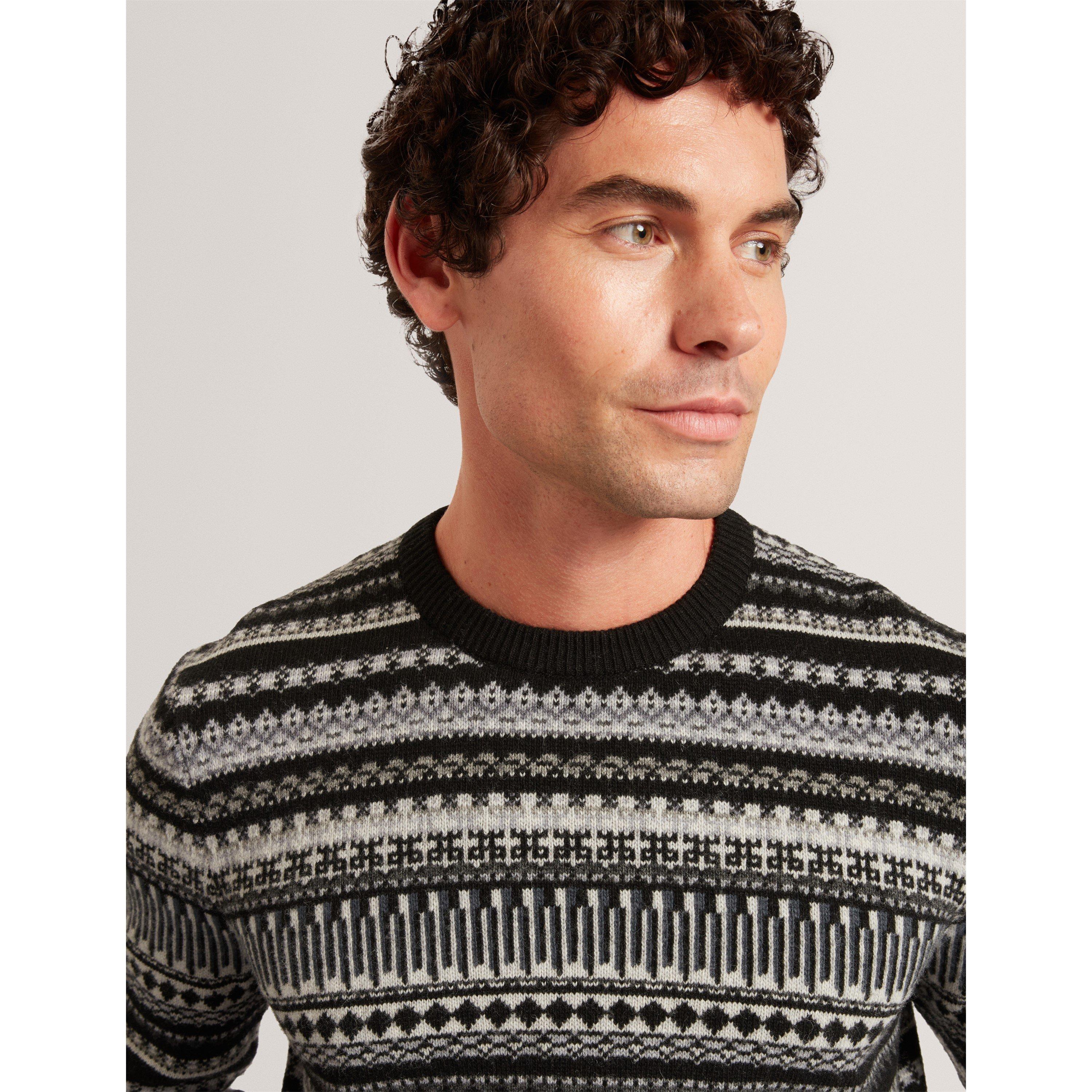 Grey - Ted Baker - Ted LS Crw Neck Knit Sn64 - 4